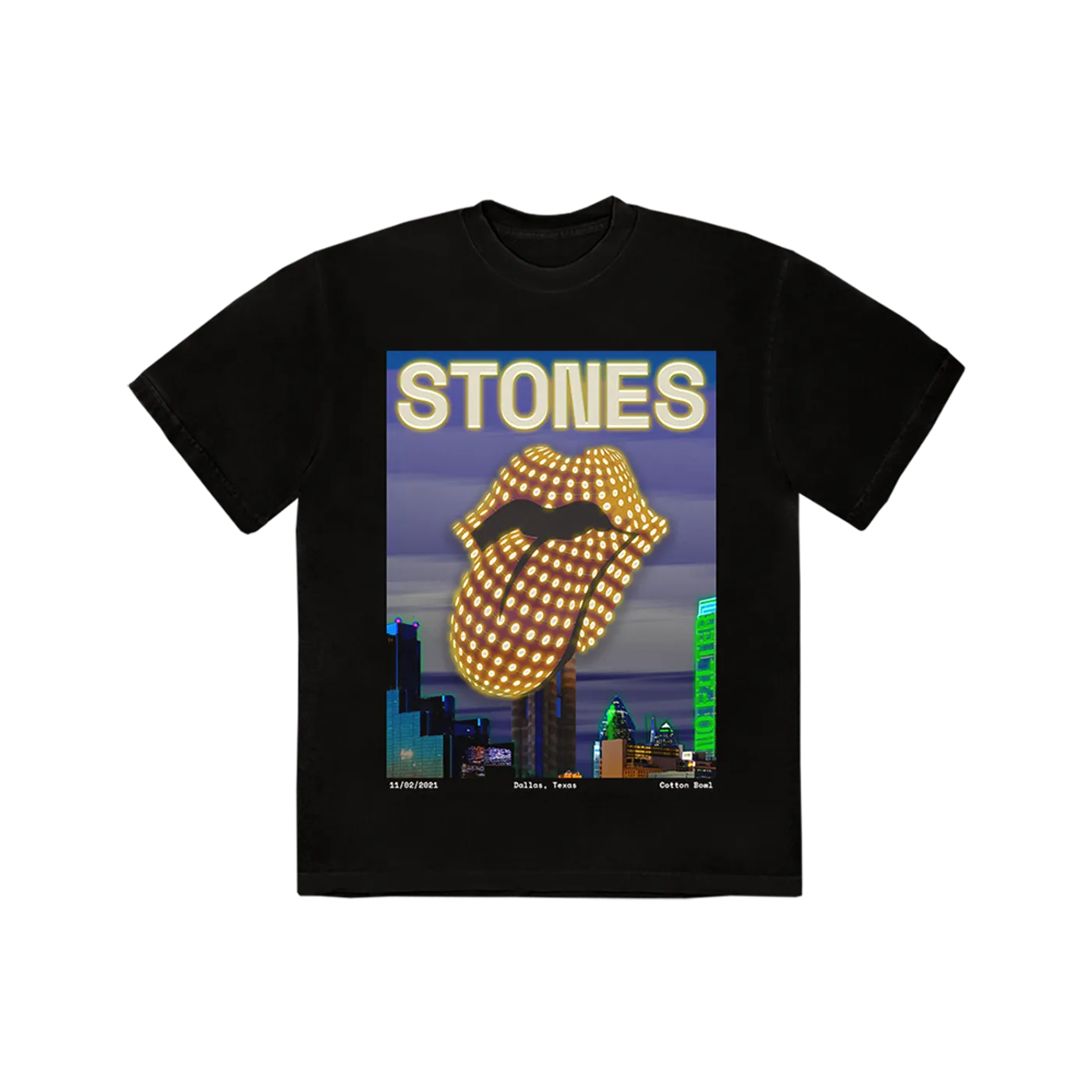 The Rolling Stones Dallas No Filter Tour 2021 T-Shirt