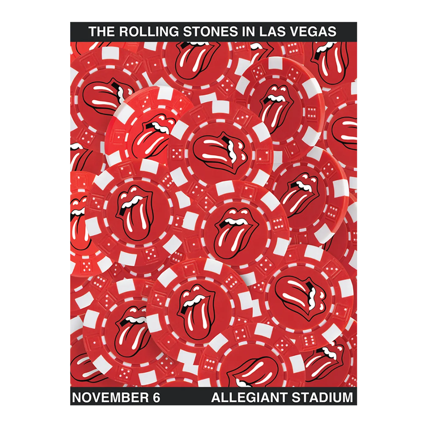The Rolling Stones Las Vegas No Filter 2021 Lithograph