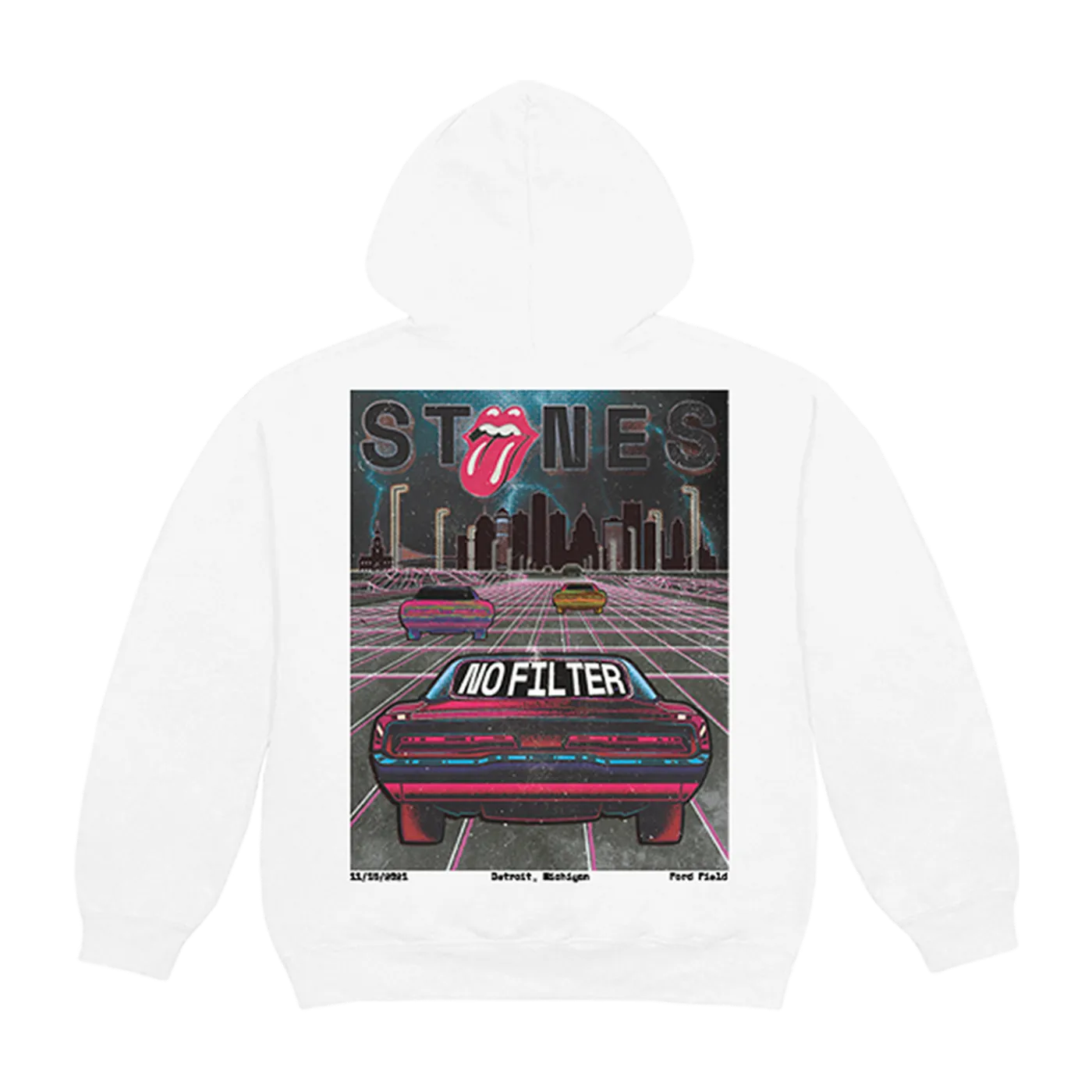 The Rolling Stones Detroit No Filter Tour 2021 Hoodie