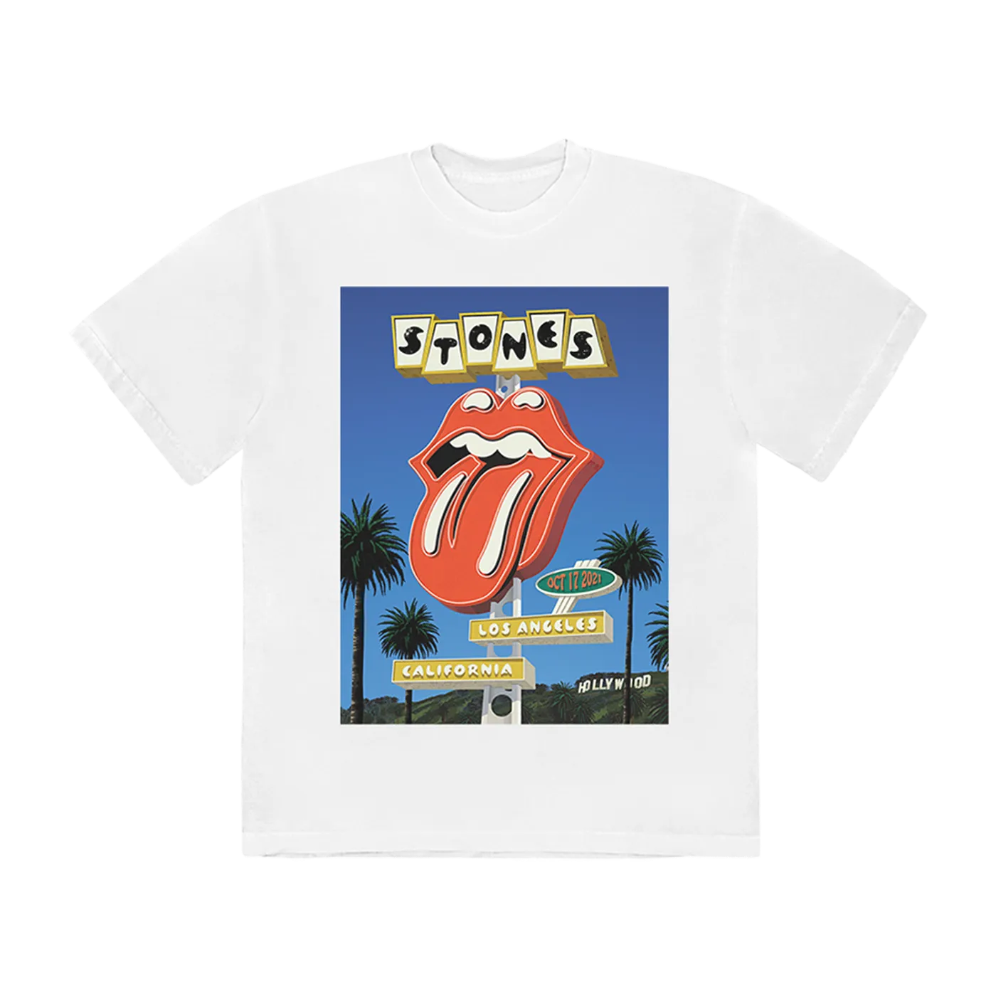 The Rolling Stones Los Angeles Oct. 17 No Filter 2021 Tour T-Shirt