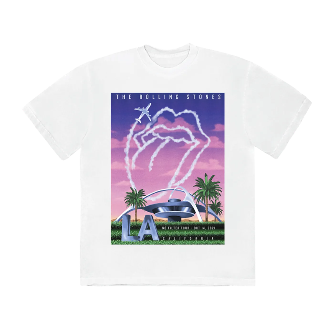 The Rolling Stones Los Angeles Oct. 14 No Filter 2021 Tour T-Shirt