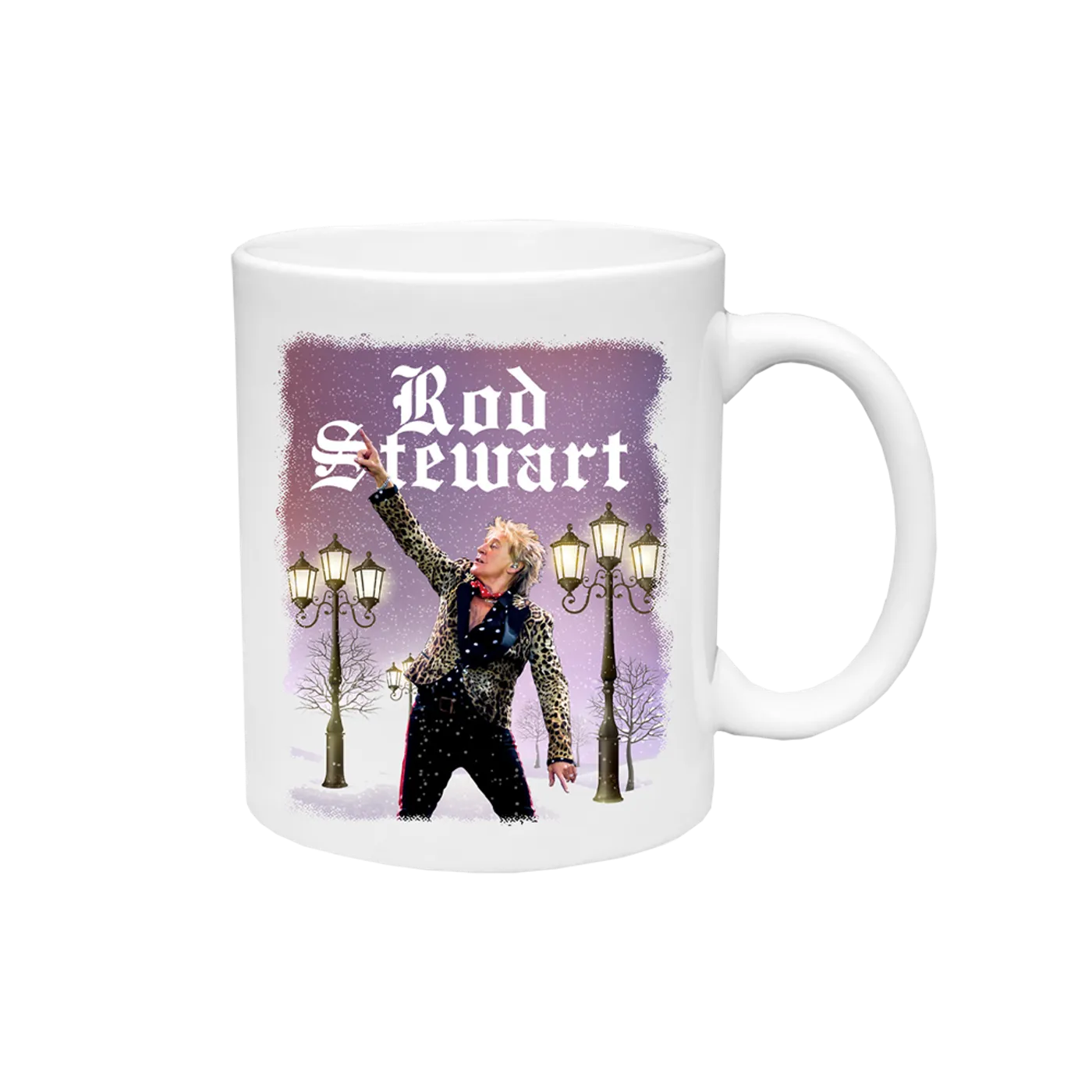 Rod Stewart Holiday Pointing Mug