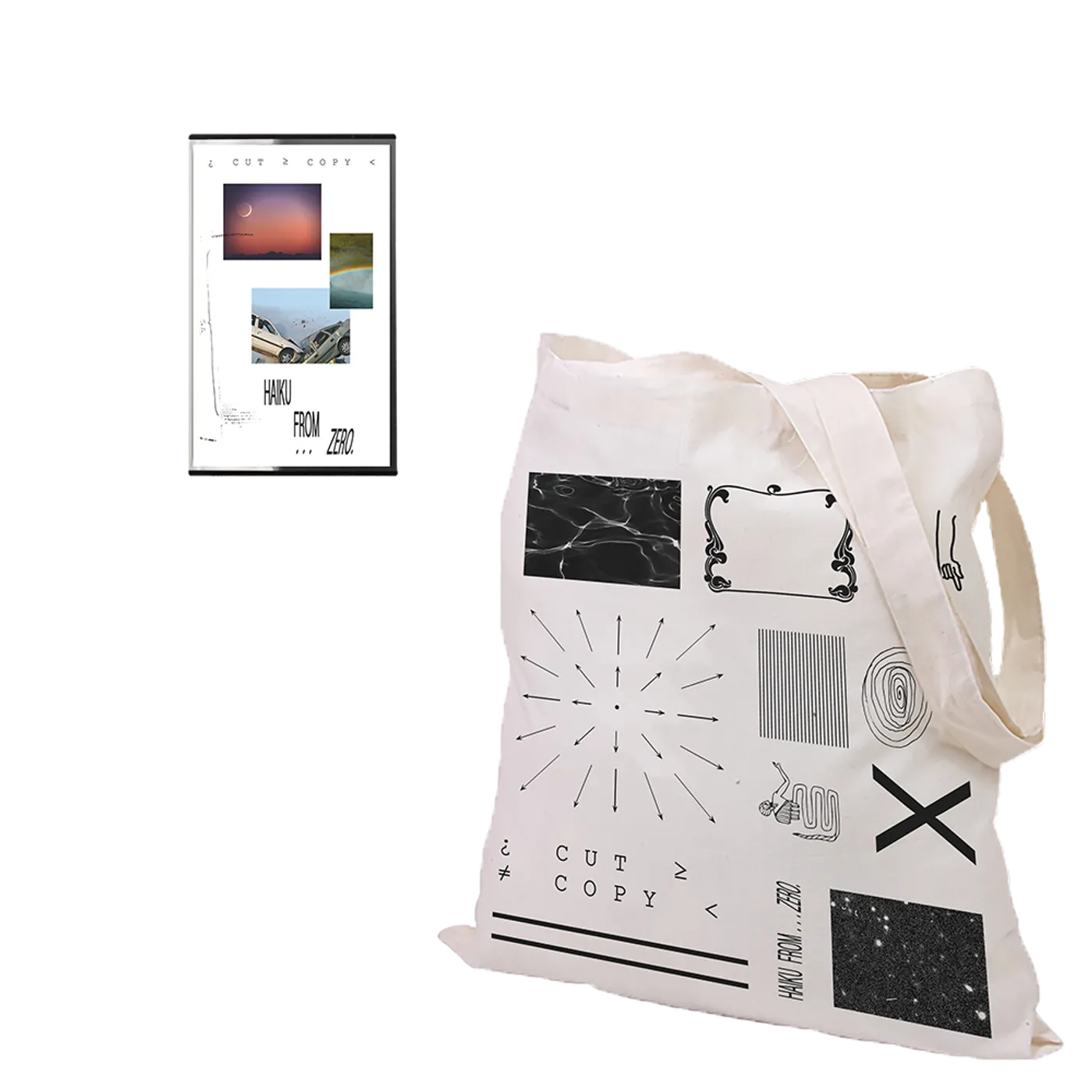 Cut Copy Haiku From Zero Cassette + Tote Bag