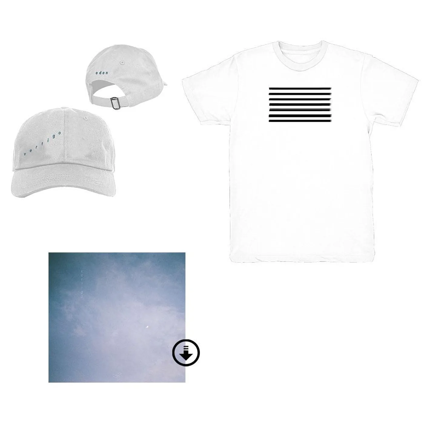 EDEN vertigo Album + T-Shirt + Hat