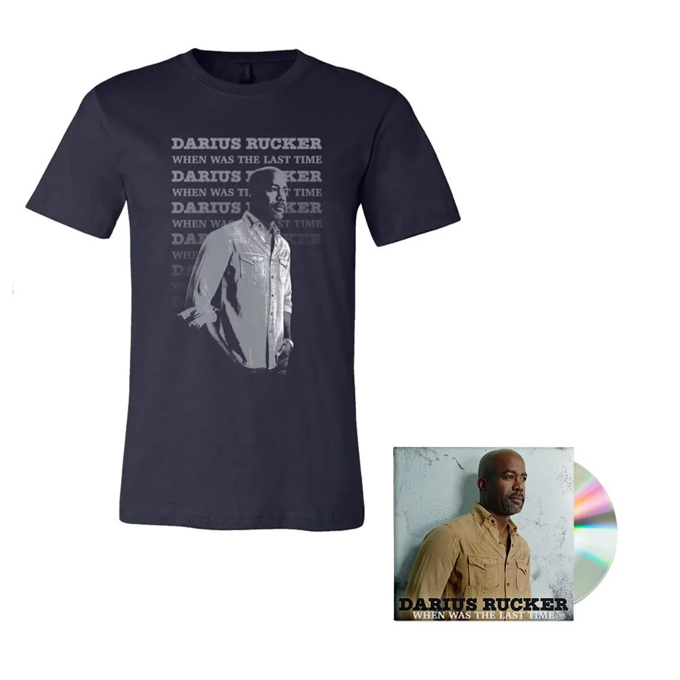 Darius Rucker When Was the Last Time CD + Tee