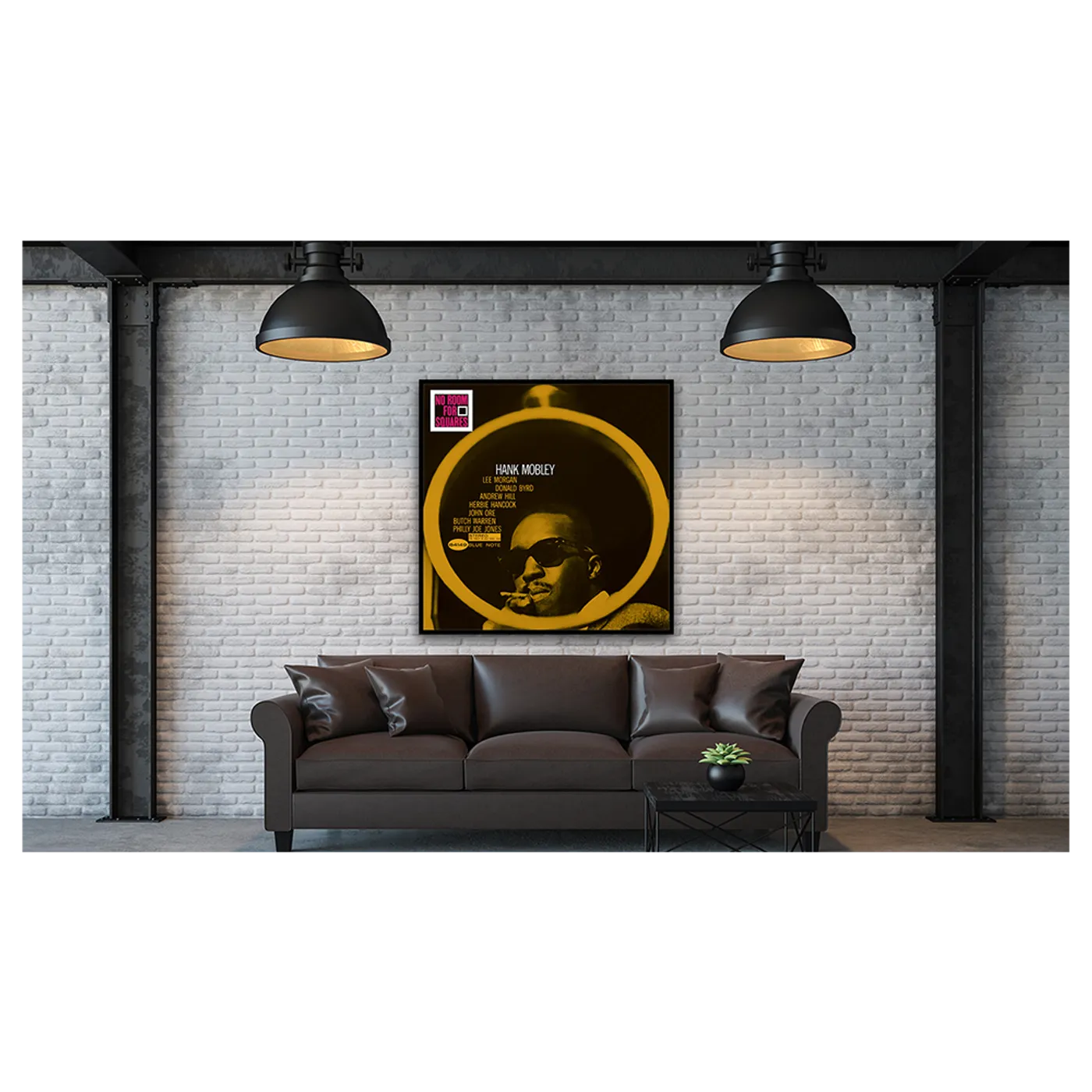 Hank Mobley - No Room For Squares Framed Canvas Wall Art