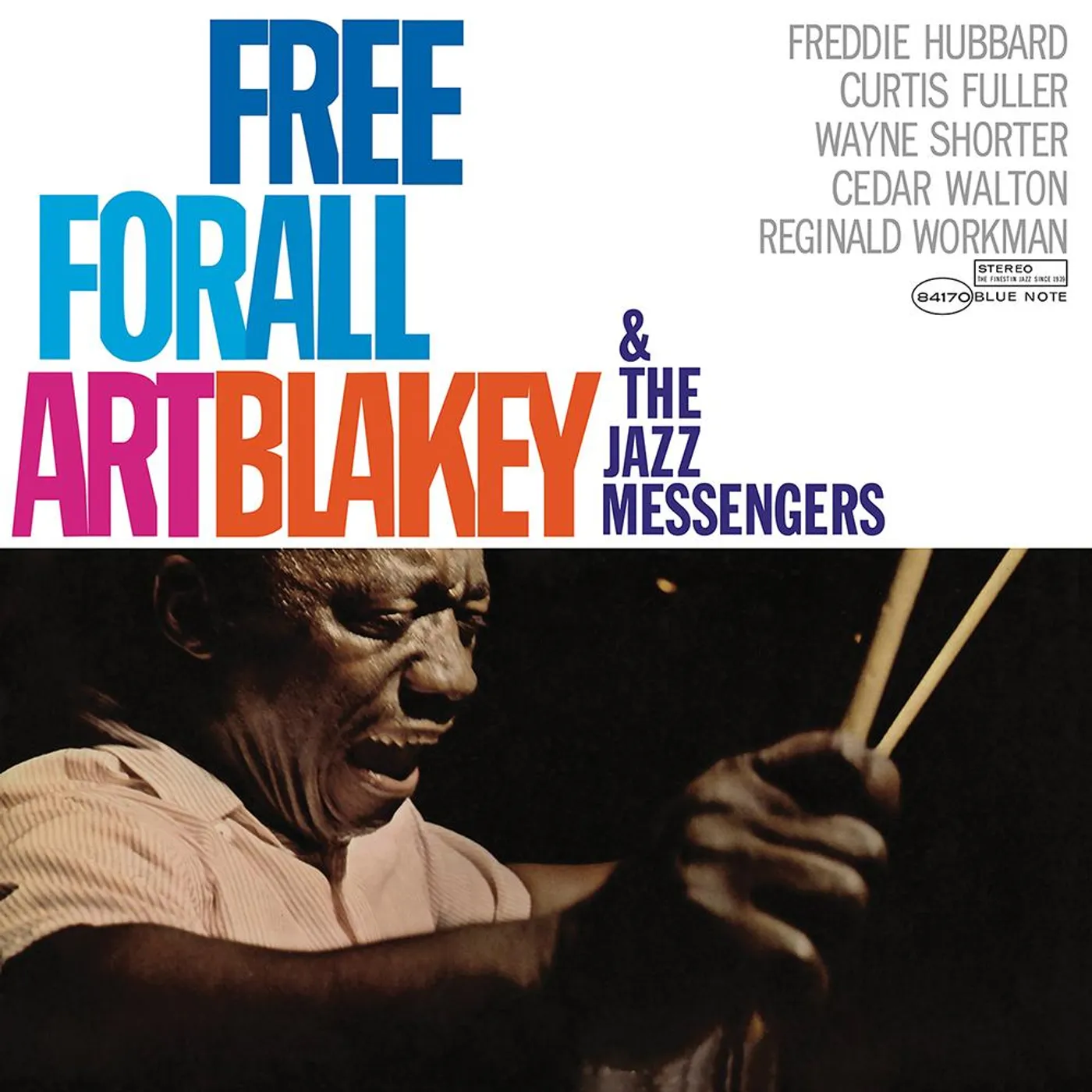 Art Blakey & The Jazz Messengers - Free For All Framed Canvas Wall Art