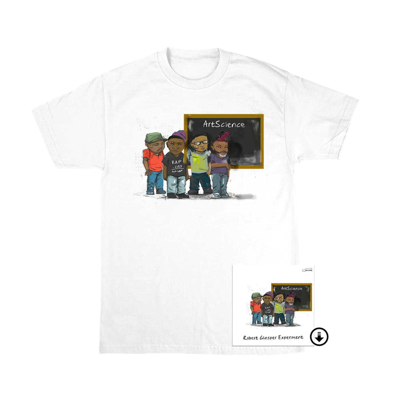Robert Glasper Experiment Digital Album + White T-Shirt