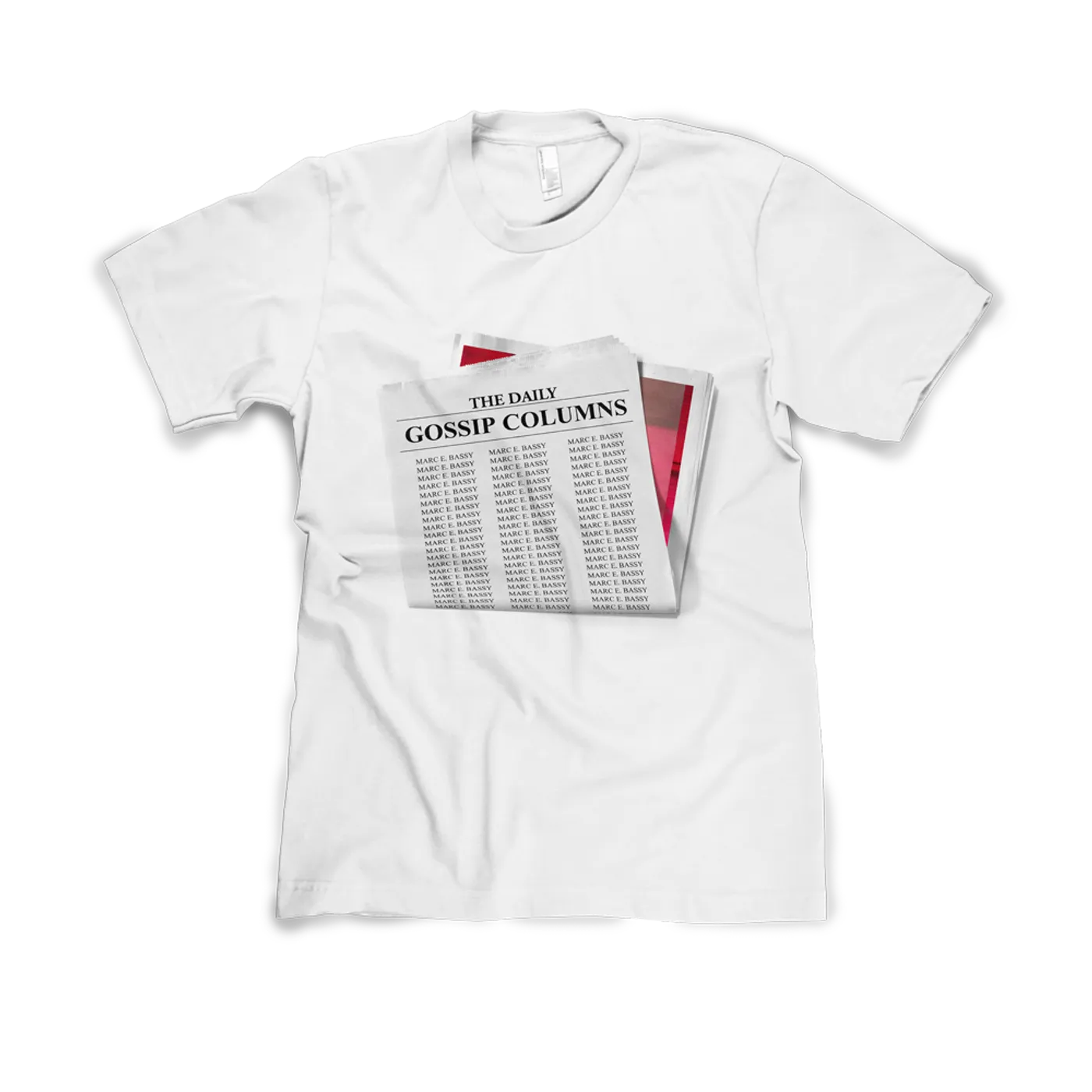 Marc E. Bassy Gossip Columns Men's Tee + Digital Album