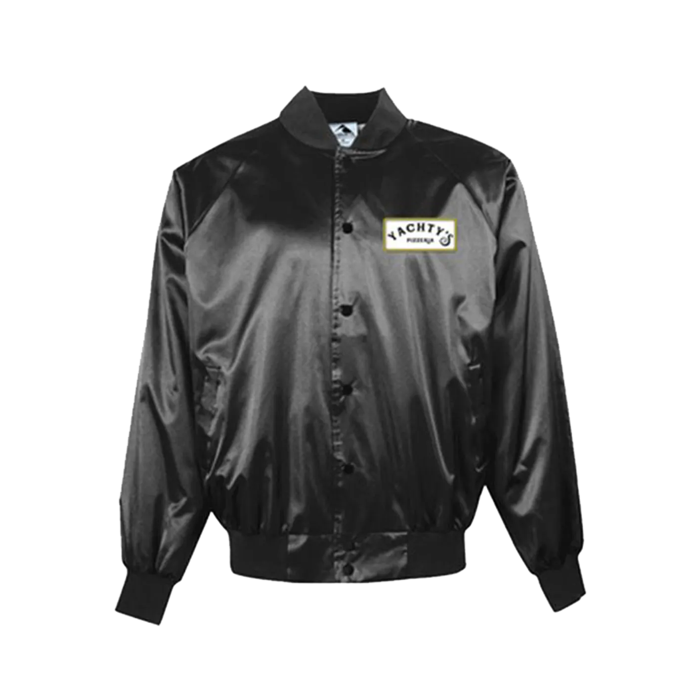 Lil Yachty Gold Satin Black Jacket