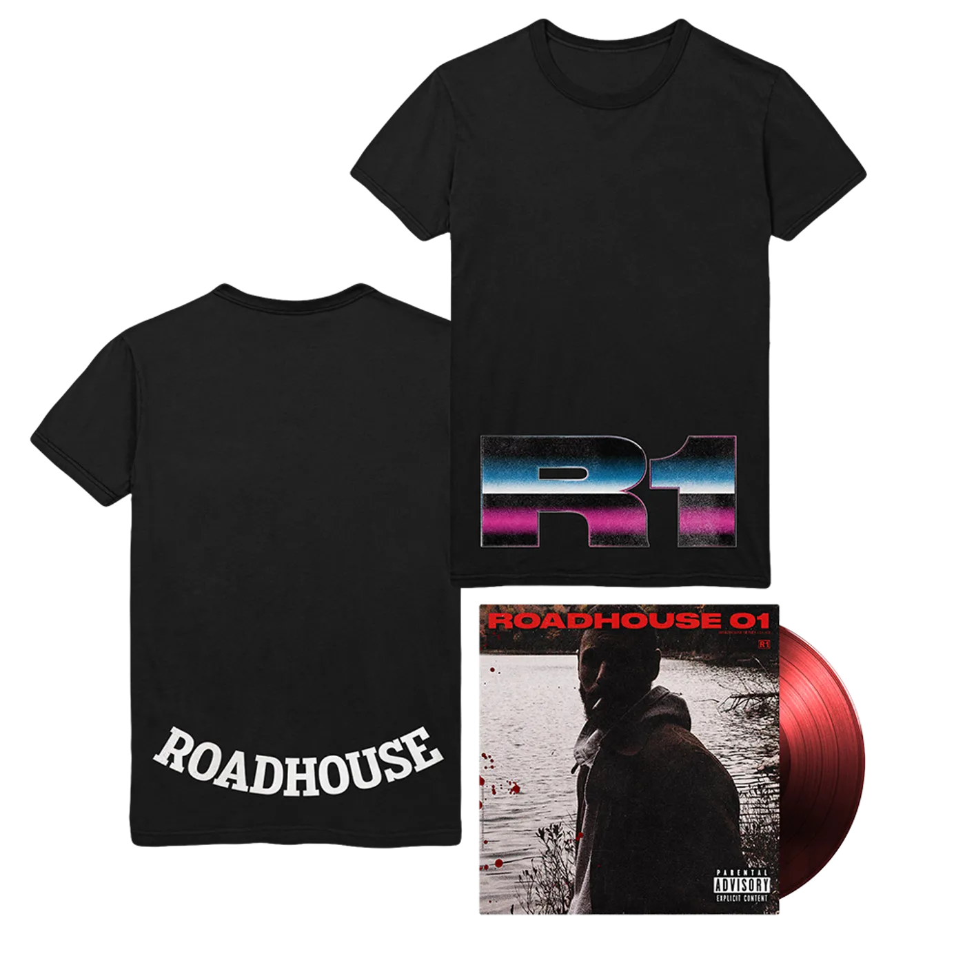 Communion Records Roadhouse 01 Red LP + T-shirt