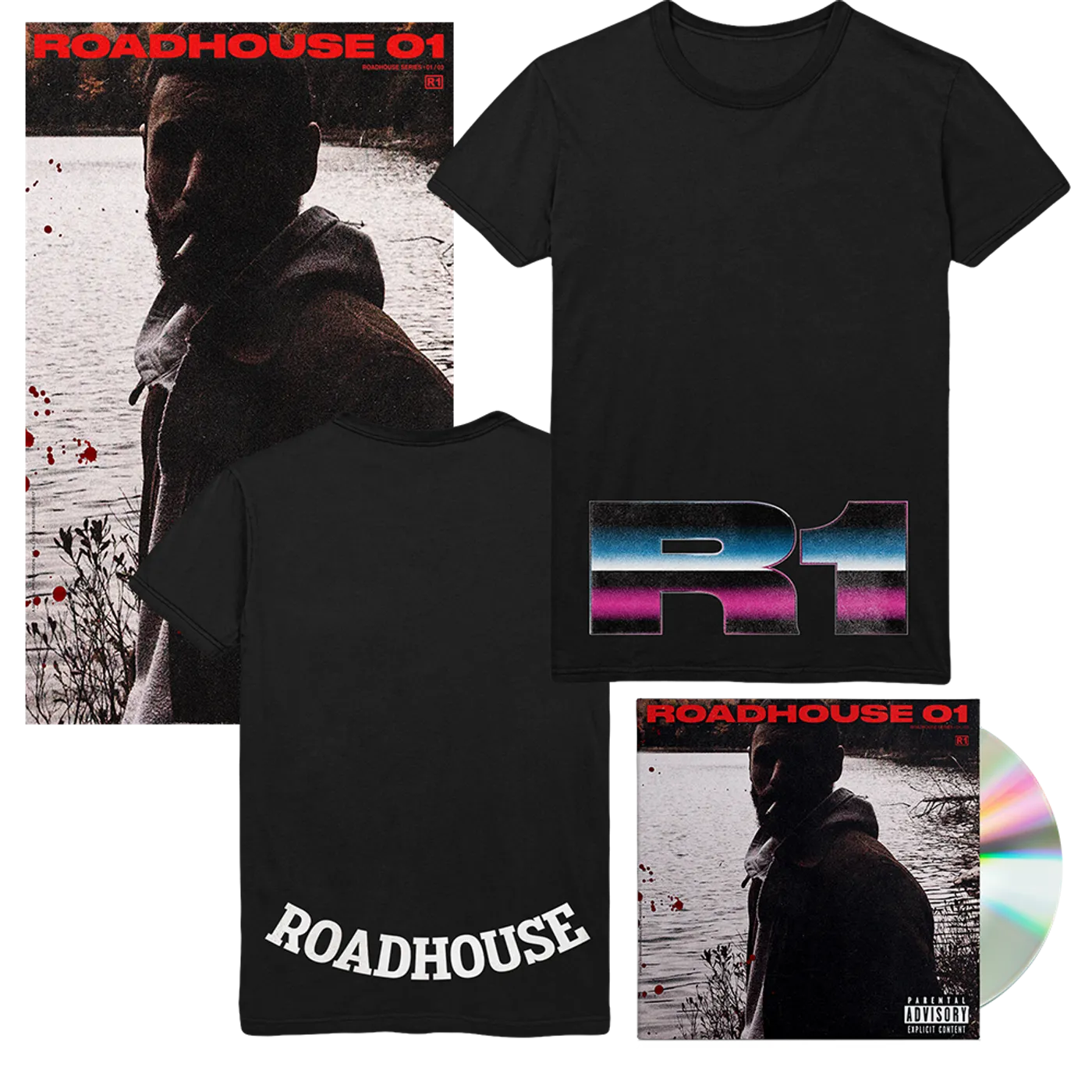 Communion Records Roadhouse 01 CD + T-Shirt + Poster