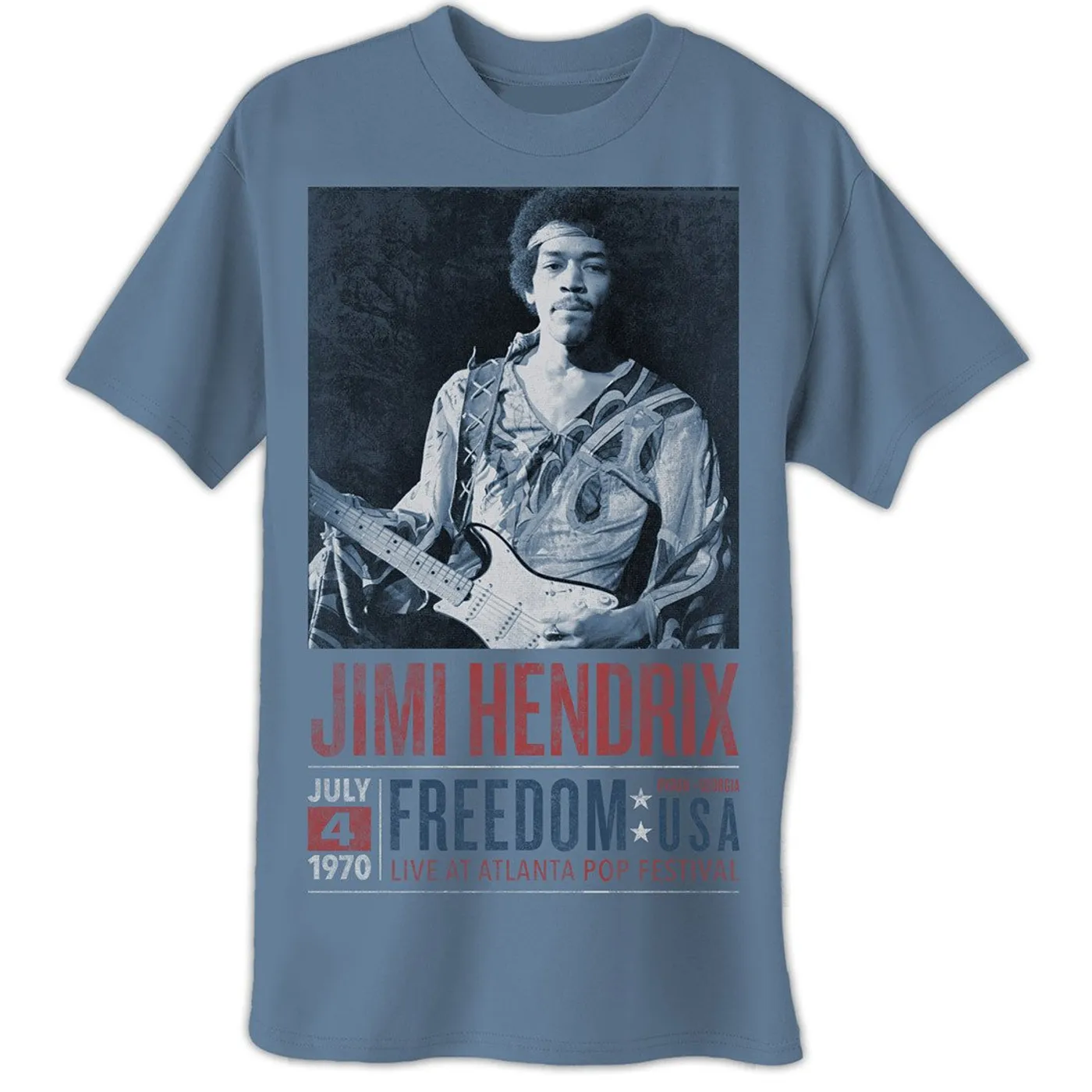 Jimi Hendrix Atlanta Pop Poster T-Shirt