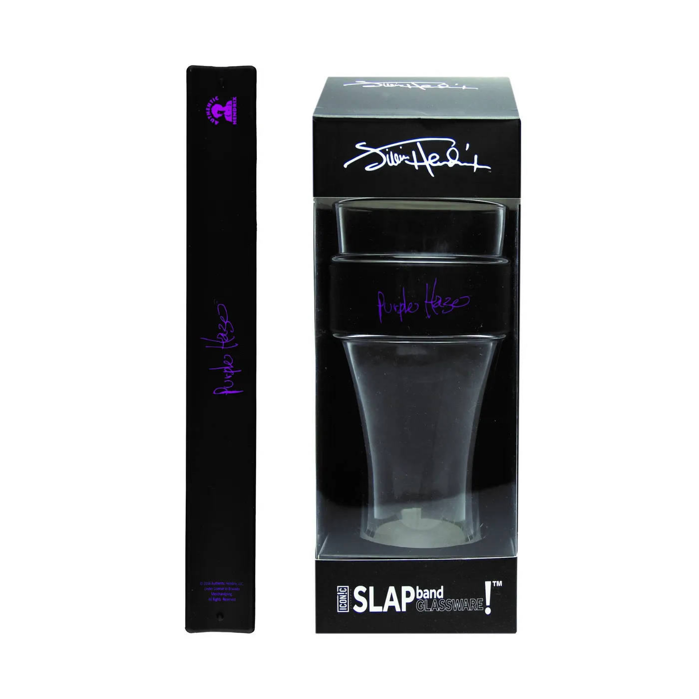 Jimi Hendrix Purple Haze Slap Band Glassware (Single Pack)