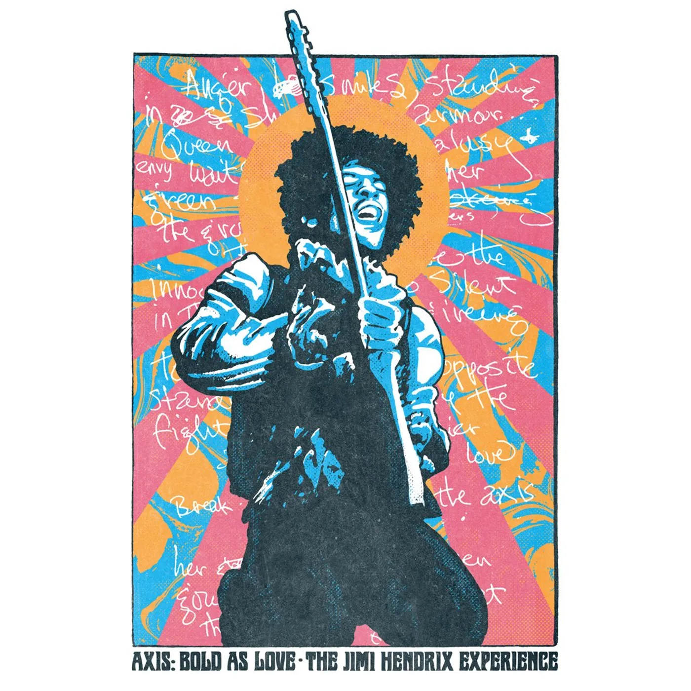 Jimi Hendrix Bold As Love Child Lithograph