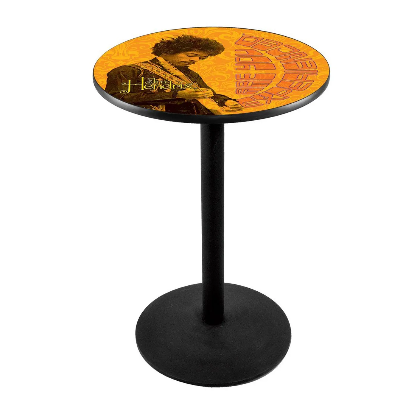 Jimi Hendrix AYE (Orange) Pub Table