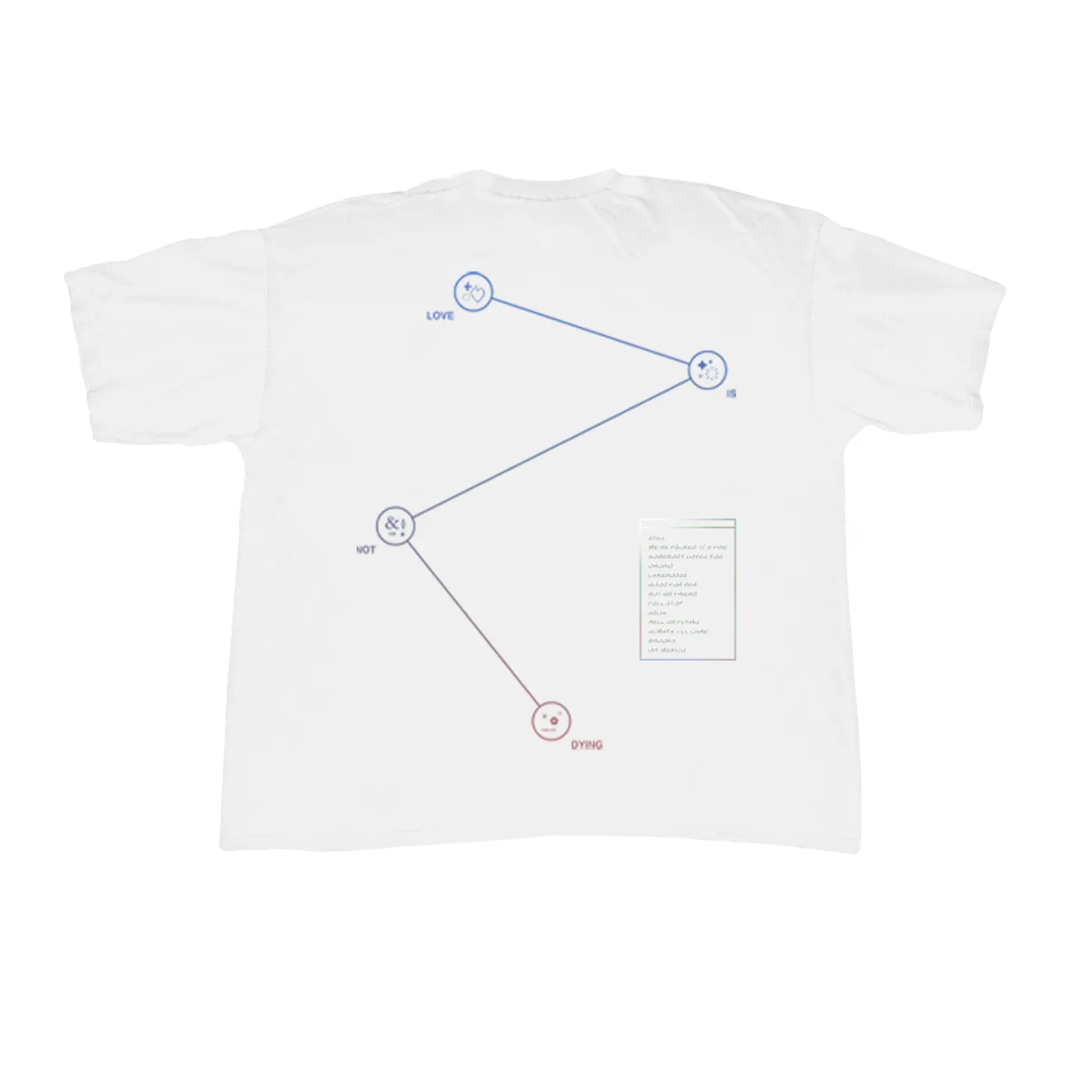 Jeremy Zucker LIND CONSTELLATION TEE II