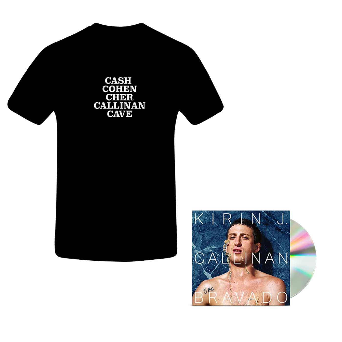 Terrible Records Kirin J. Callinan 'Bravado' CD + T-Shirt