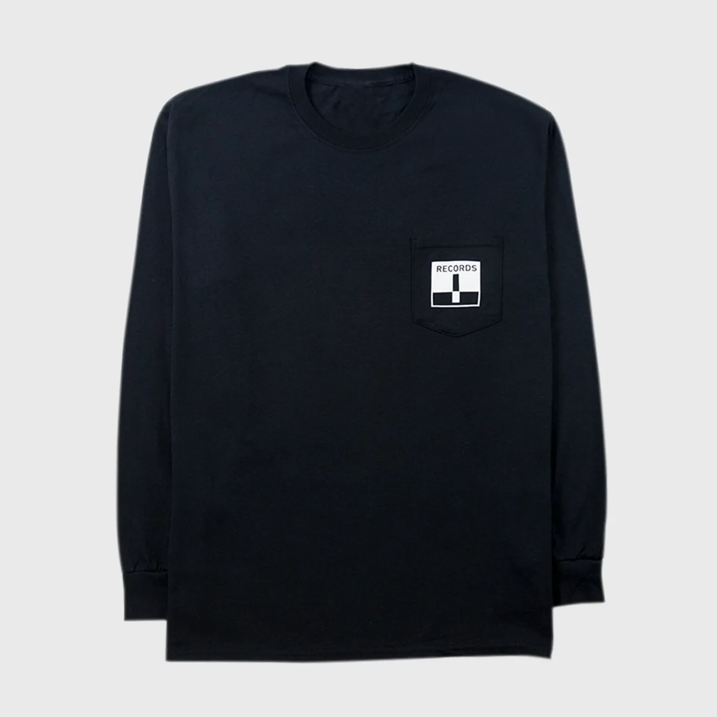 Terrible Records Pocket Black Longsleeve
