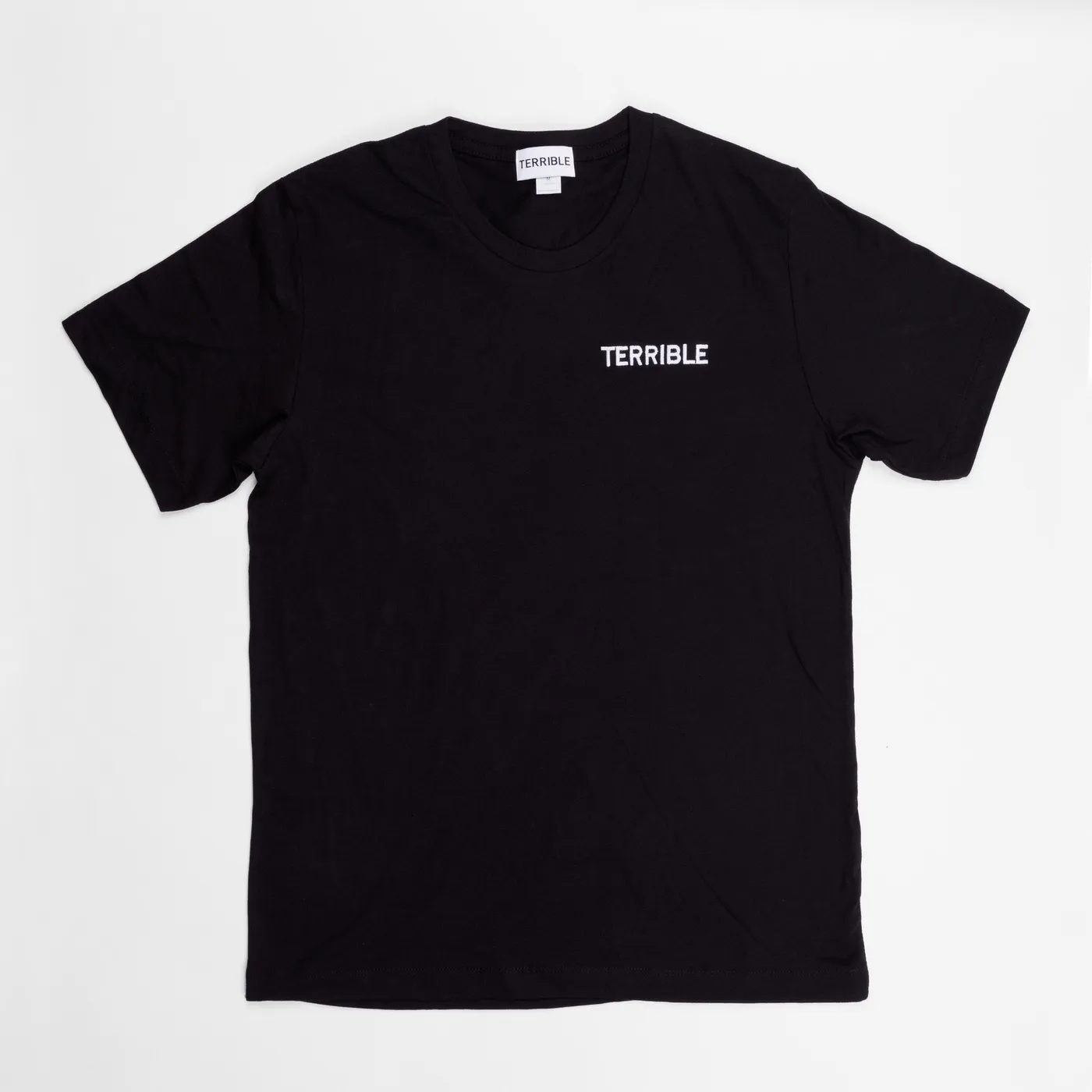 Terrible Records Black Logo Tee