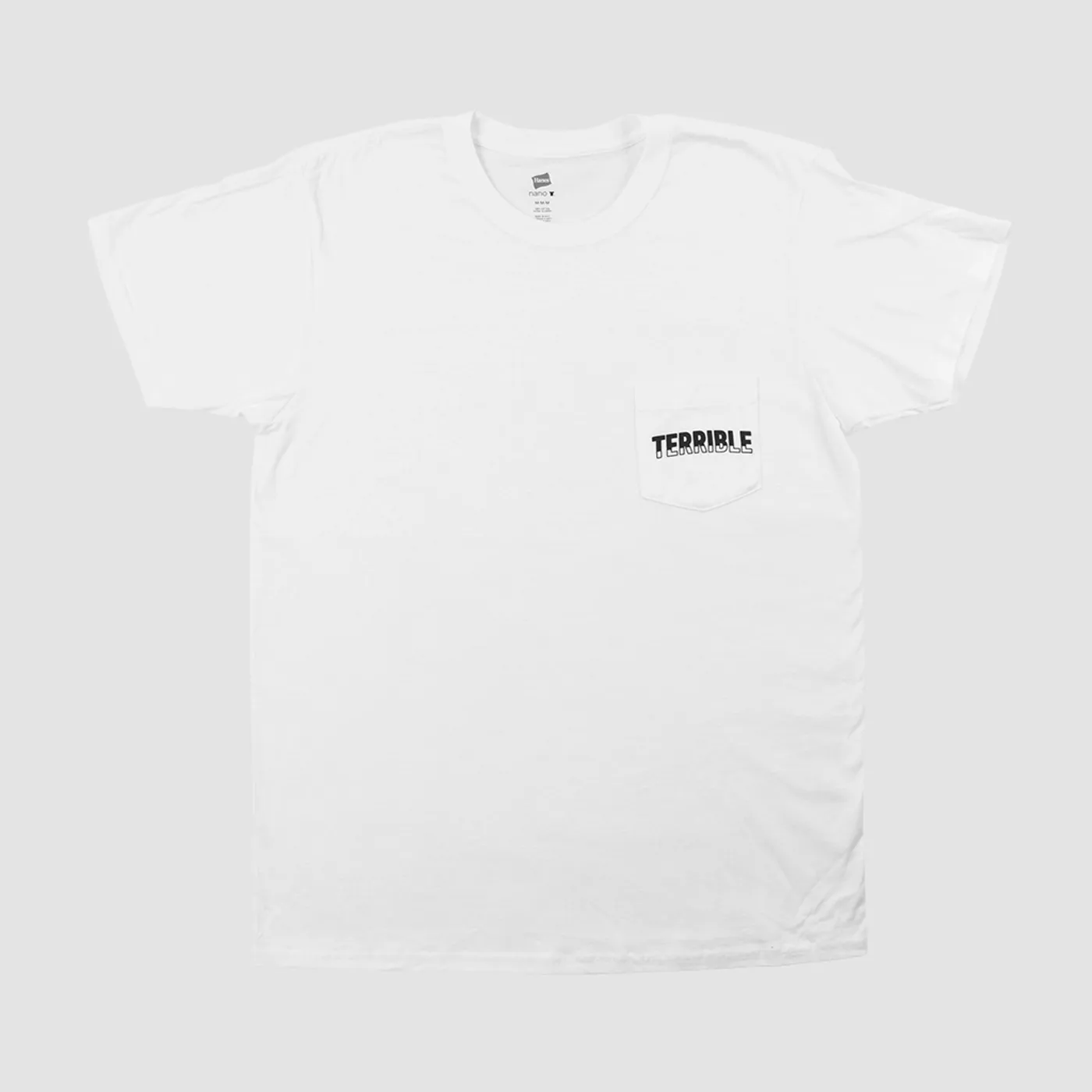 Terrible Records Terrible White Pocket Tee
