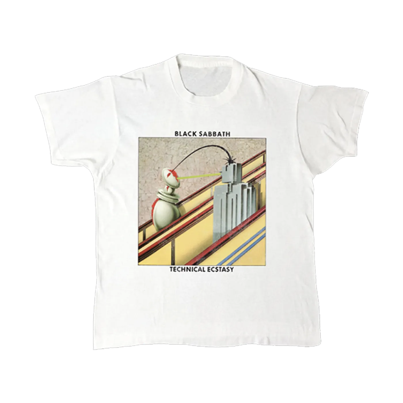 Black Sabbath Technical Ecstasy White T-Shirt