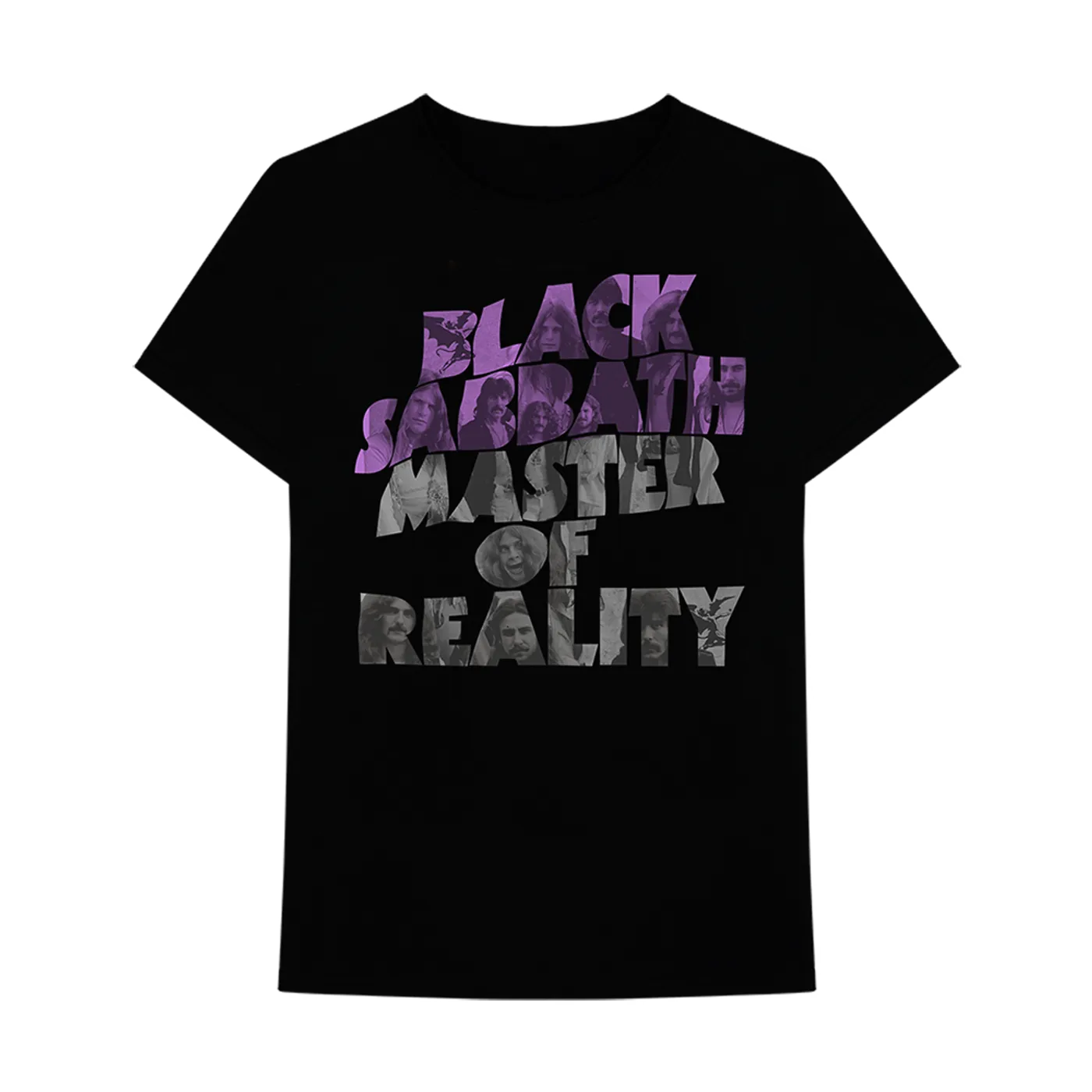 Black Sabbath Master Of Reality Photo Collage T-Shirt