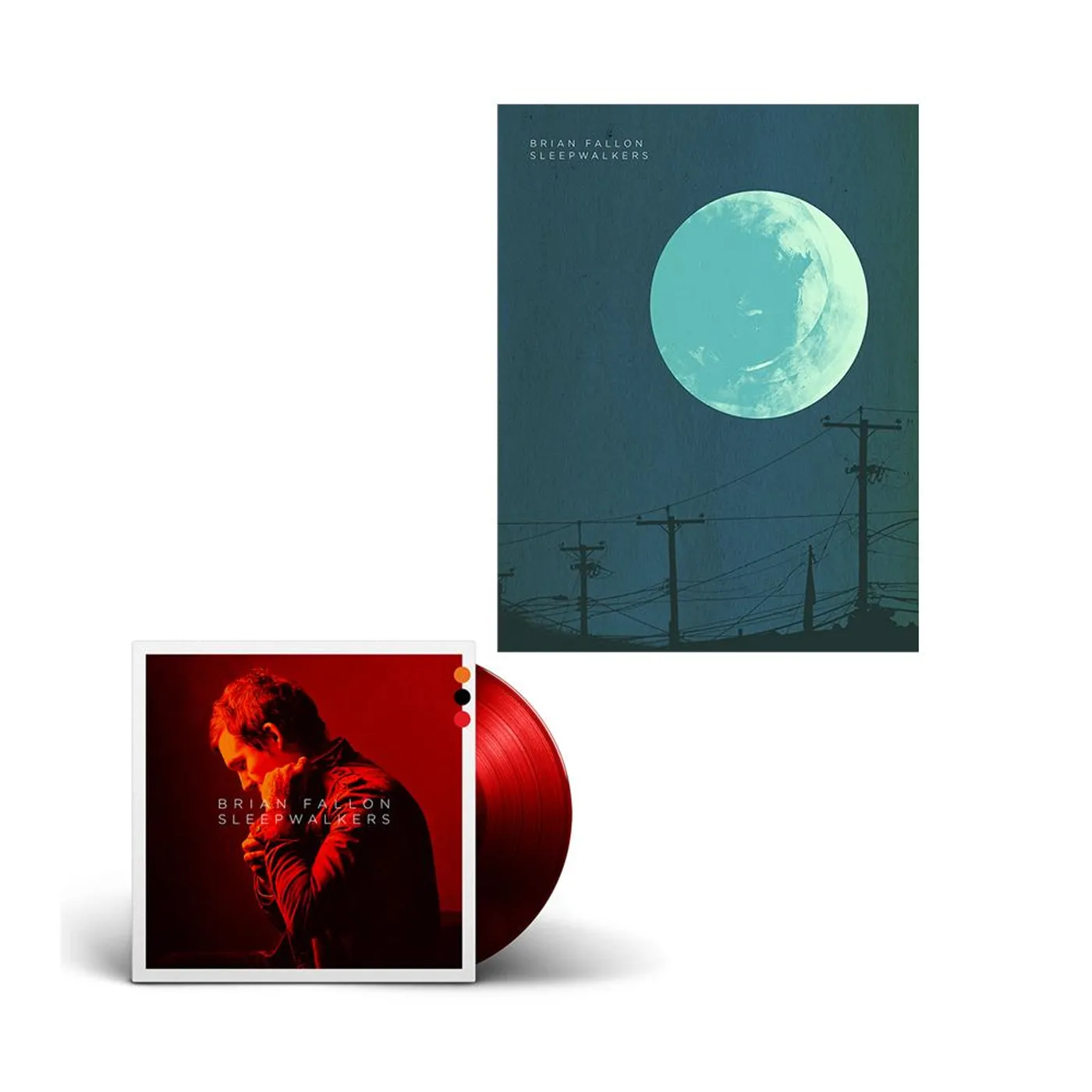 Brian Fallon Deluxe Colored Vinyl + Signed Poster