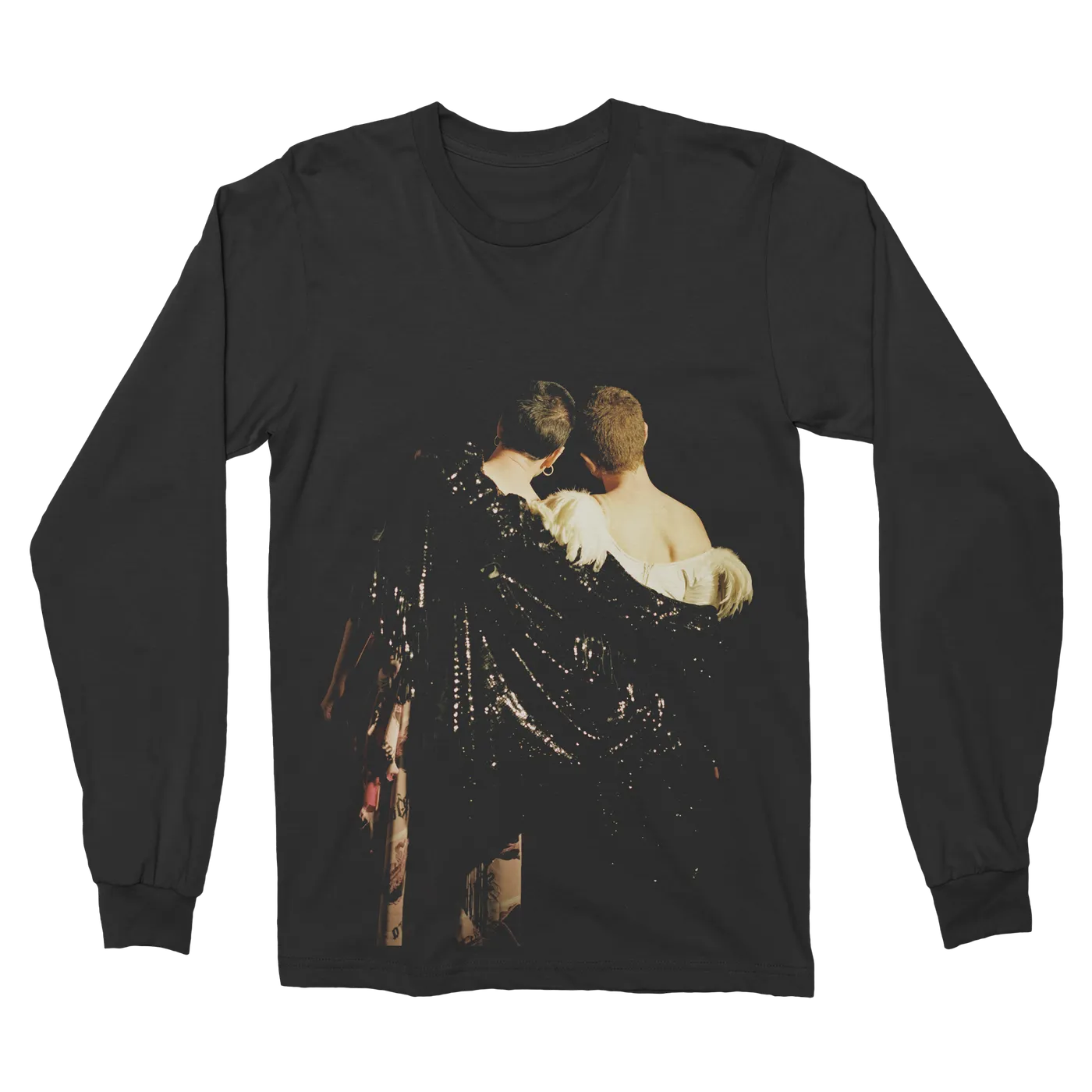 Overcoats - The Fight Black Long Sleeve T-Shirt