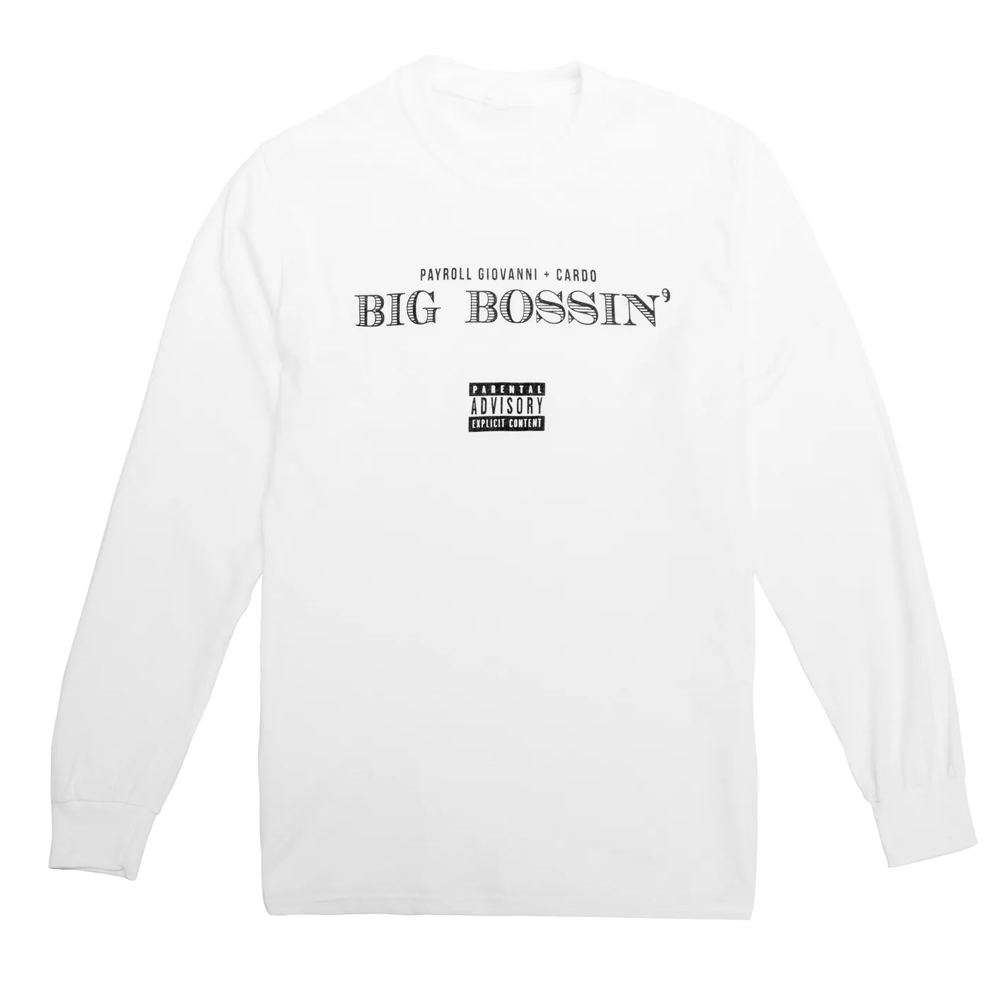 Payroll Giovanni & Cardo OG White Longsleeve + Digital Album