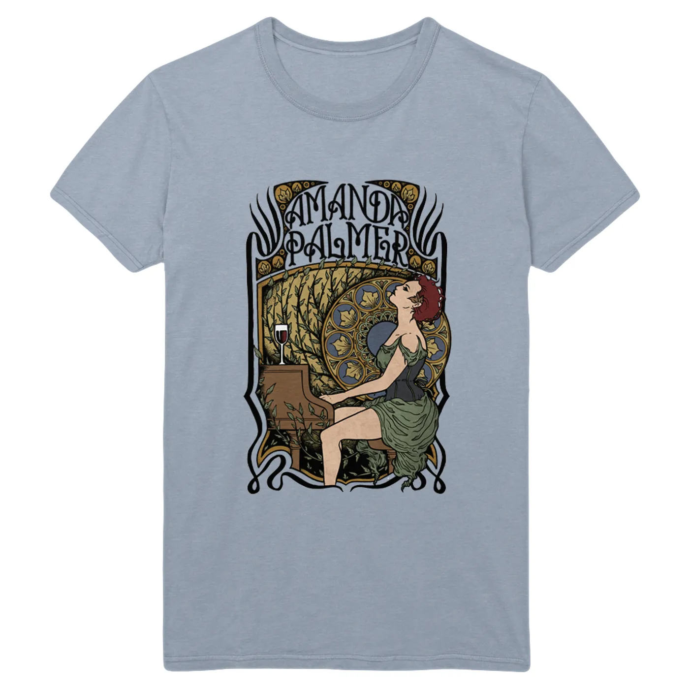 Amanda Palmer AFP Art Nouveau Tee (By UK Artist Lozzy Bones)