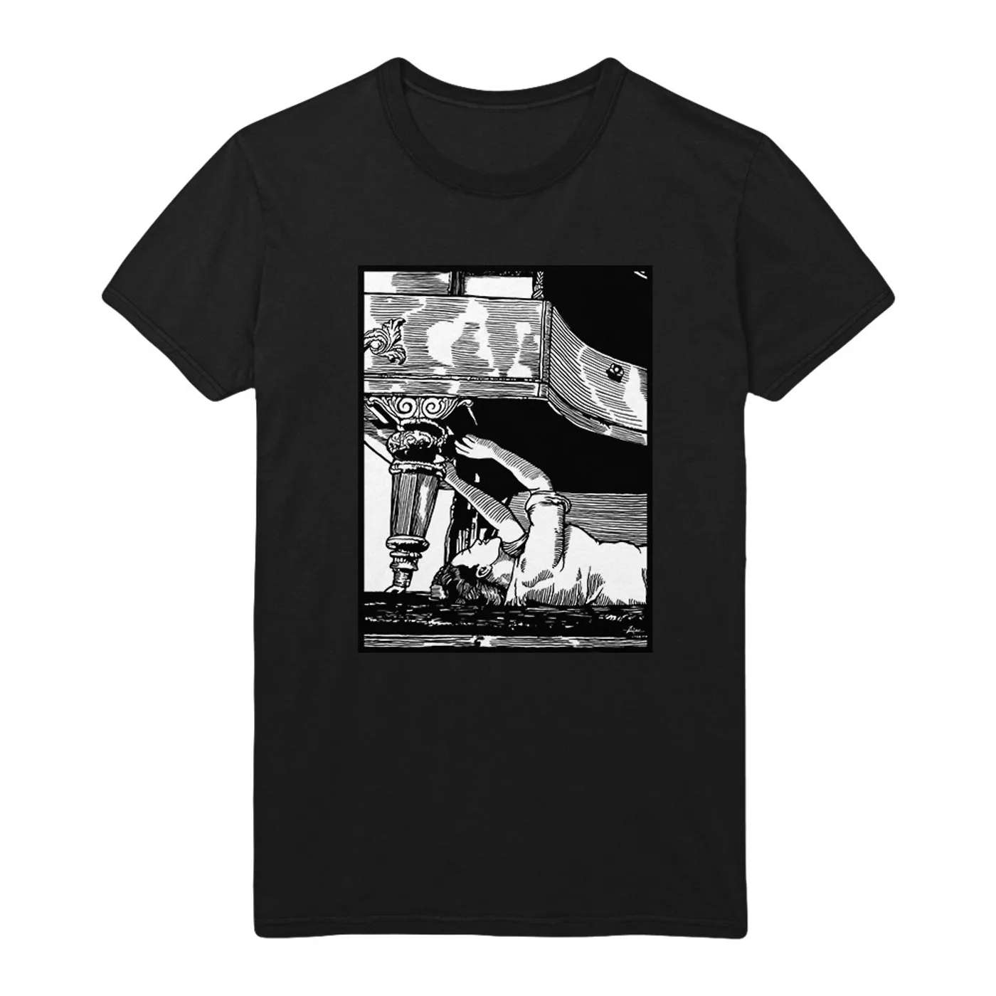 Amanda Palmer Fix Your Own Shit Unisex CLEAN Tee (in Black)
