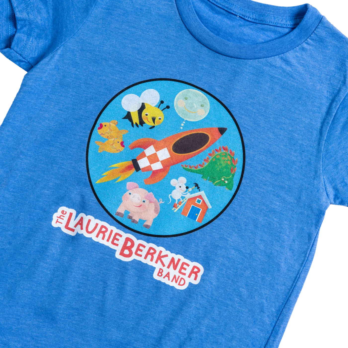 Laurie Berkner Rocket Youth T-Shirt (Blue)