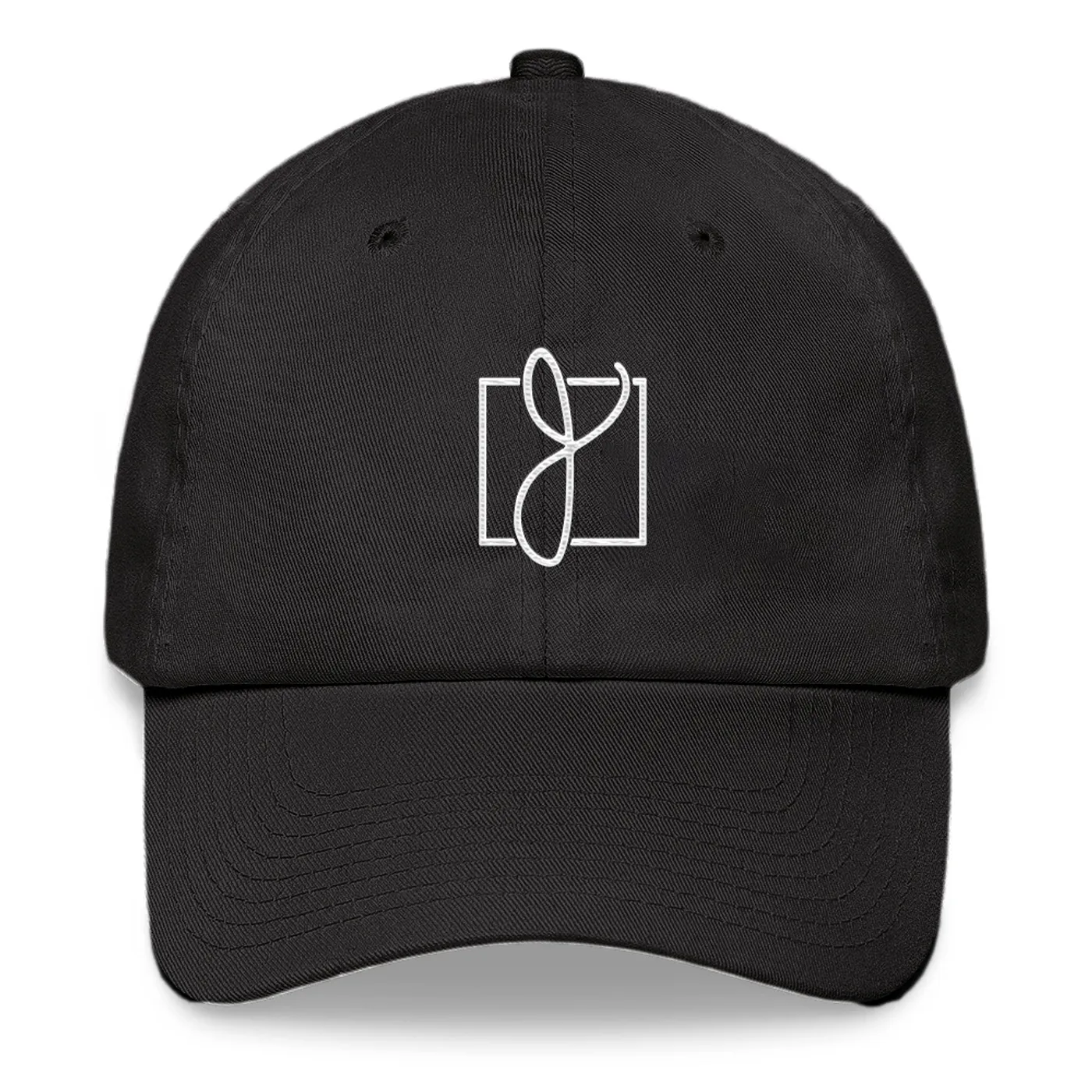 BF vs GF J Logo Dad Hat (Black)