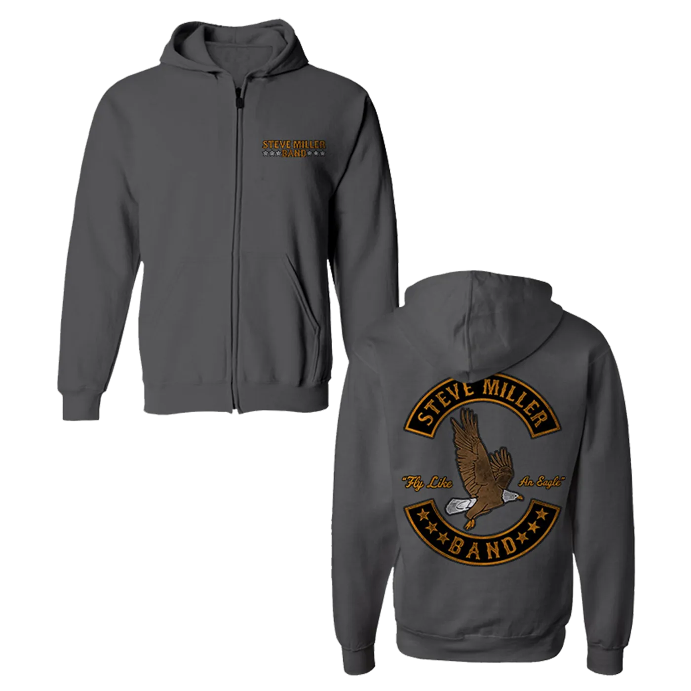 Steve Miller Band Eagle Zip Hoodie