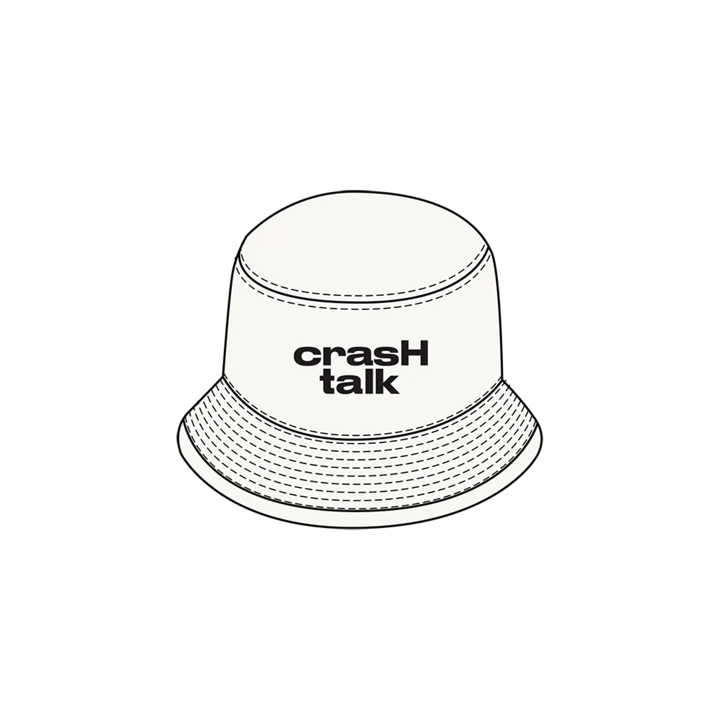 ScHoolboy Q White Crash Talk Bucket Hat + Digital Album