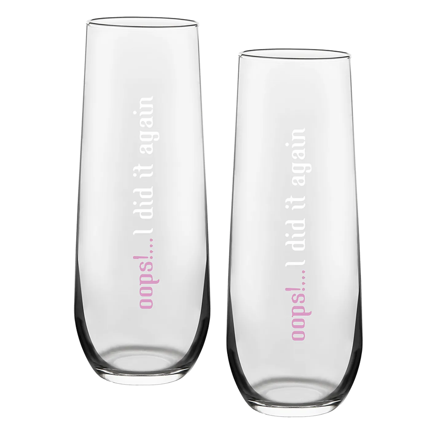 Britney Spears Oops!... I Did It Again Champagne Flute Set