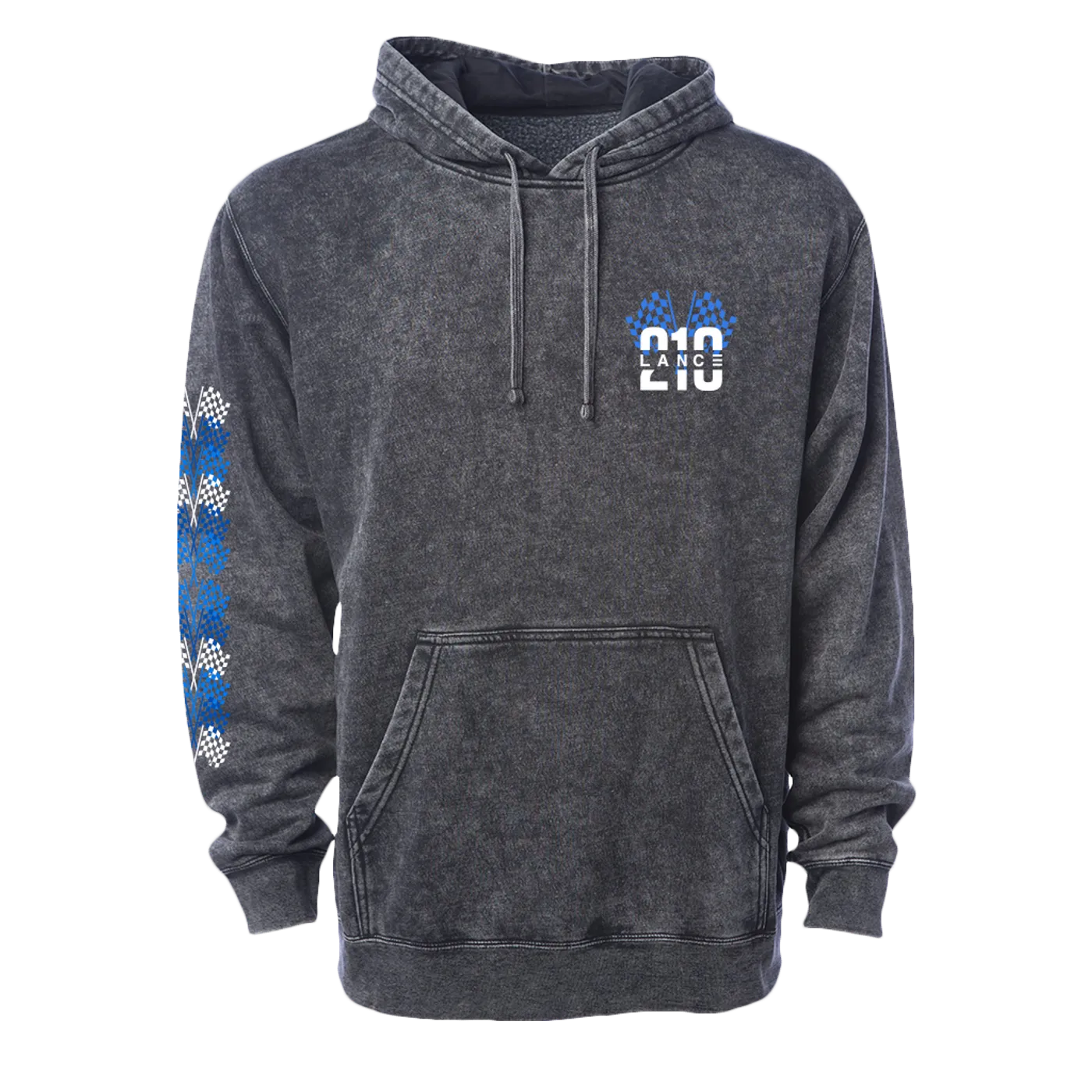 Lance Stewart 210 Racing Flag Hoodie (Mineral Wash)