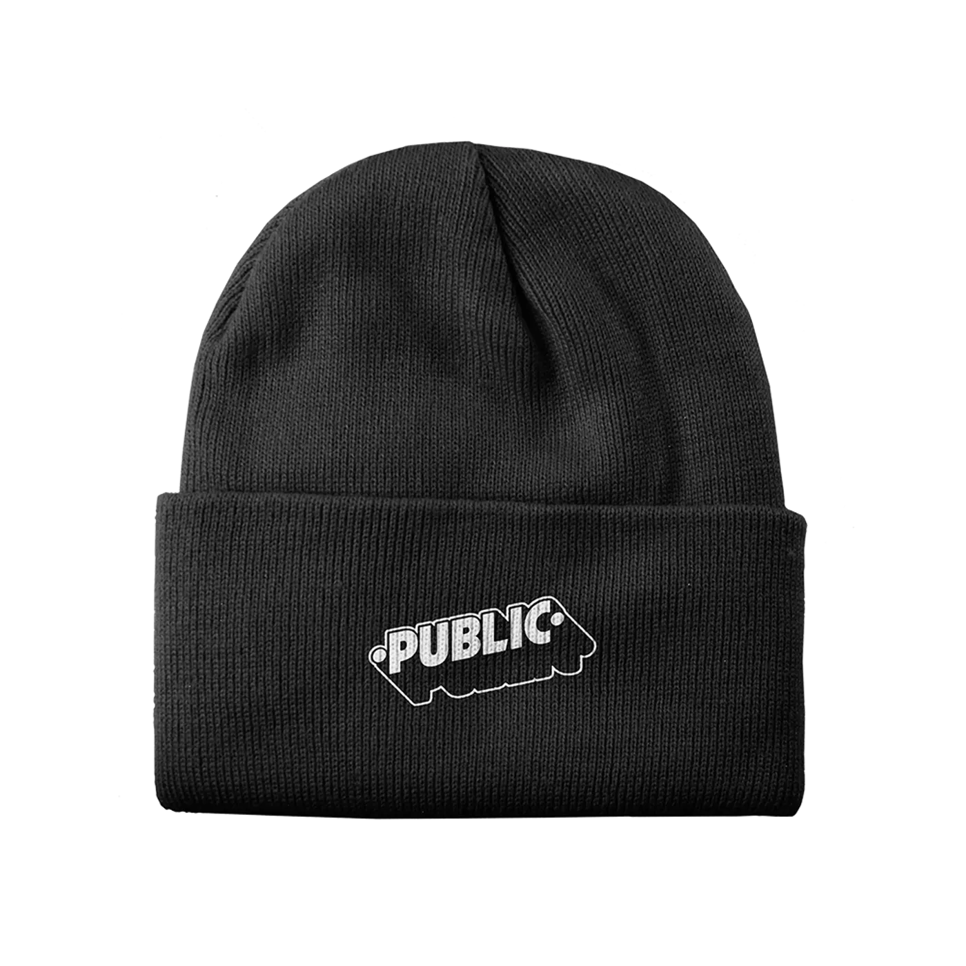 PUBLIC Black Beanie