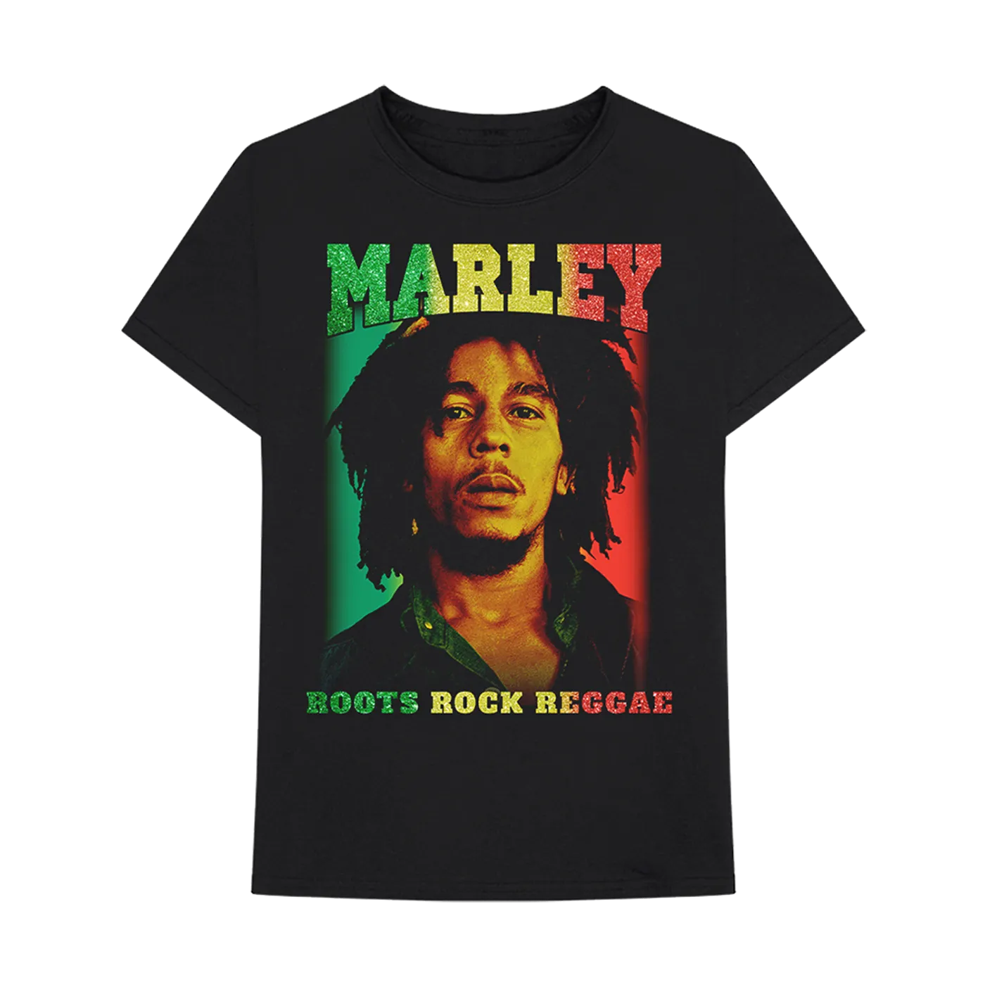 Bob Marley Roots Rock Reggae Portrait T-Shirt