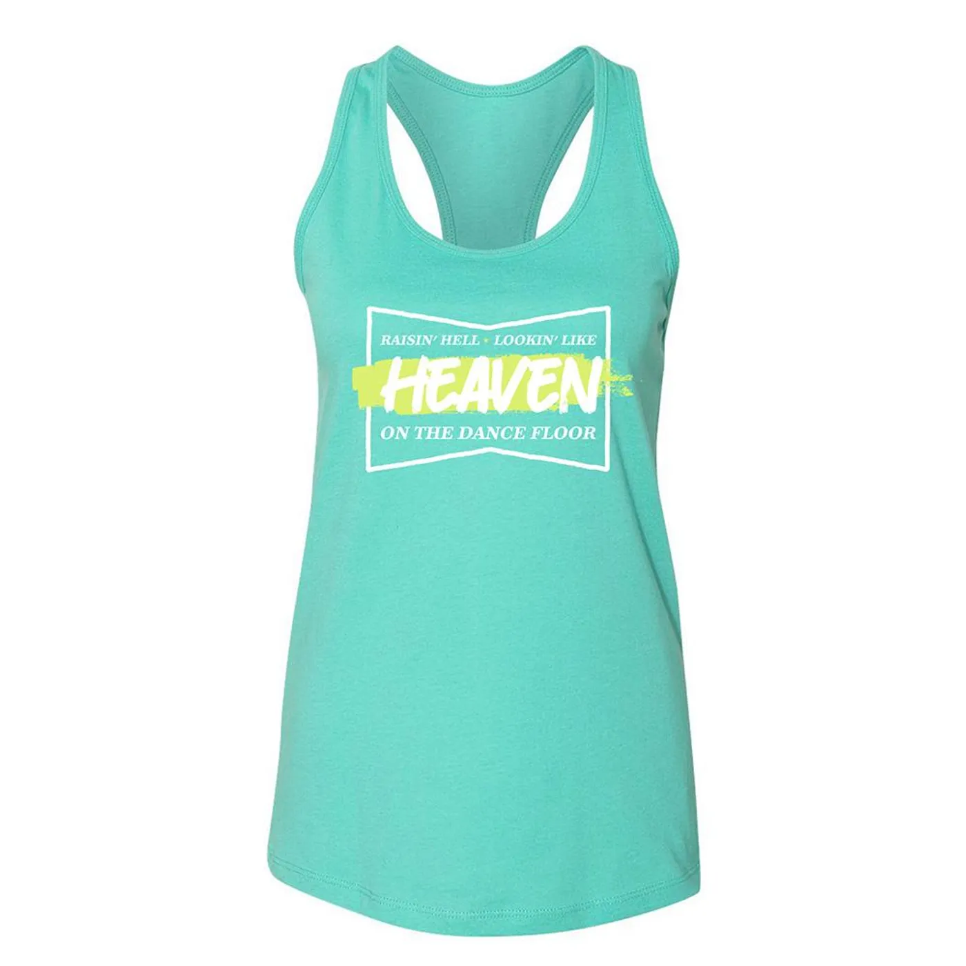 Jon Langston Raisin' Hell Women's Racerback Tank