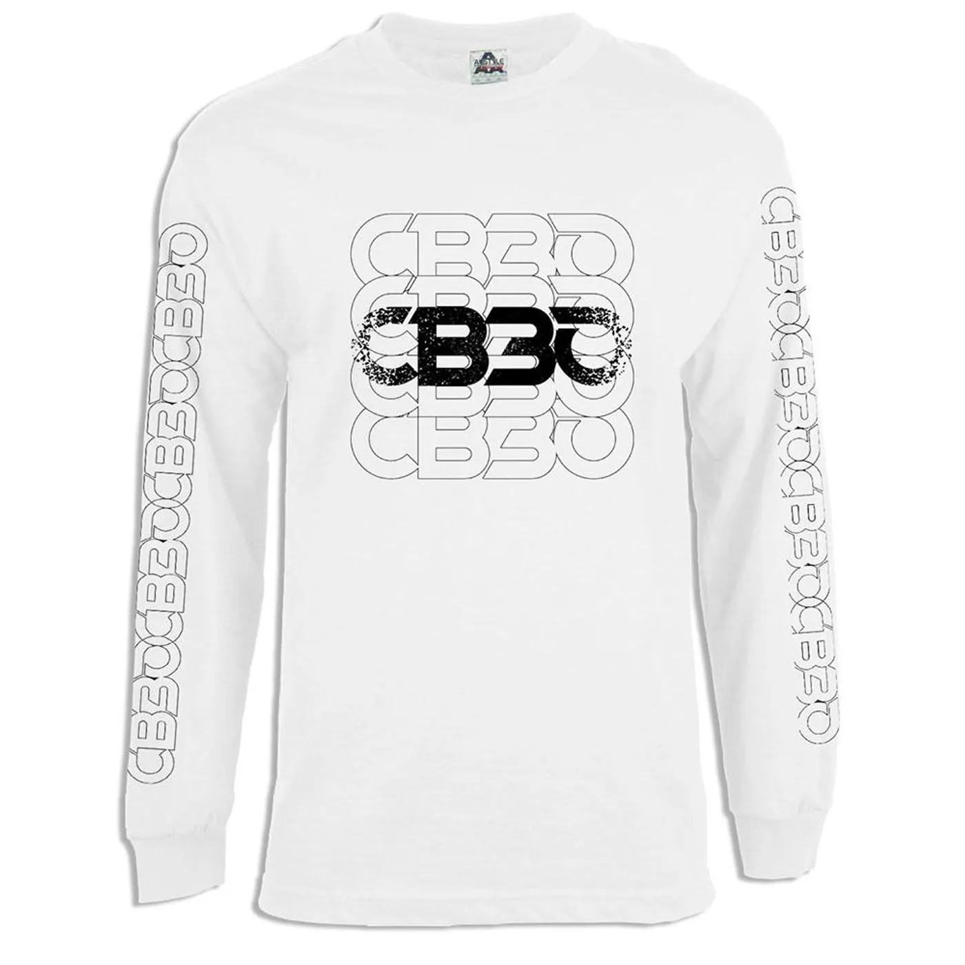 CB30 Chainlink Logo Longsleeve T-Shirt - White