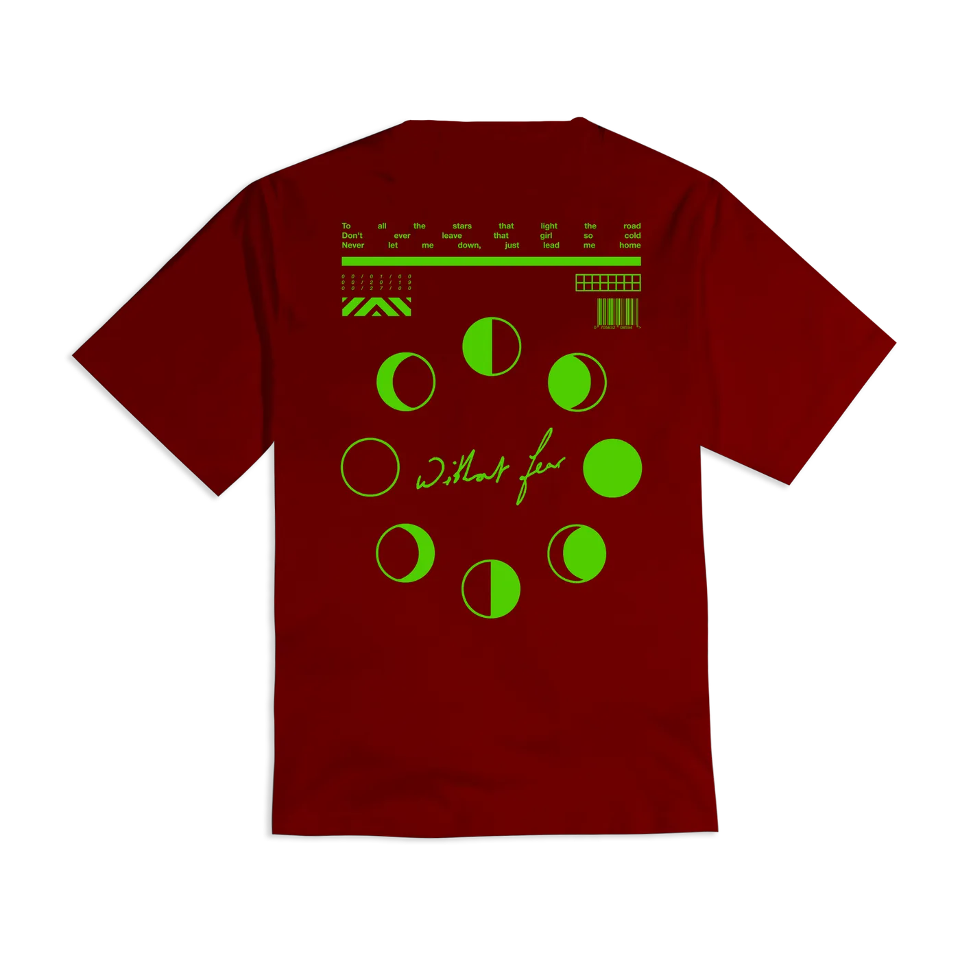 Dermot Kennedy Orbit Tee: Cardinal Red