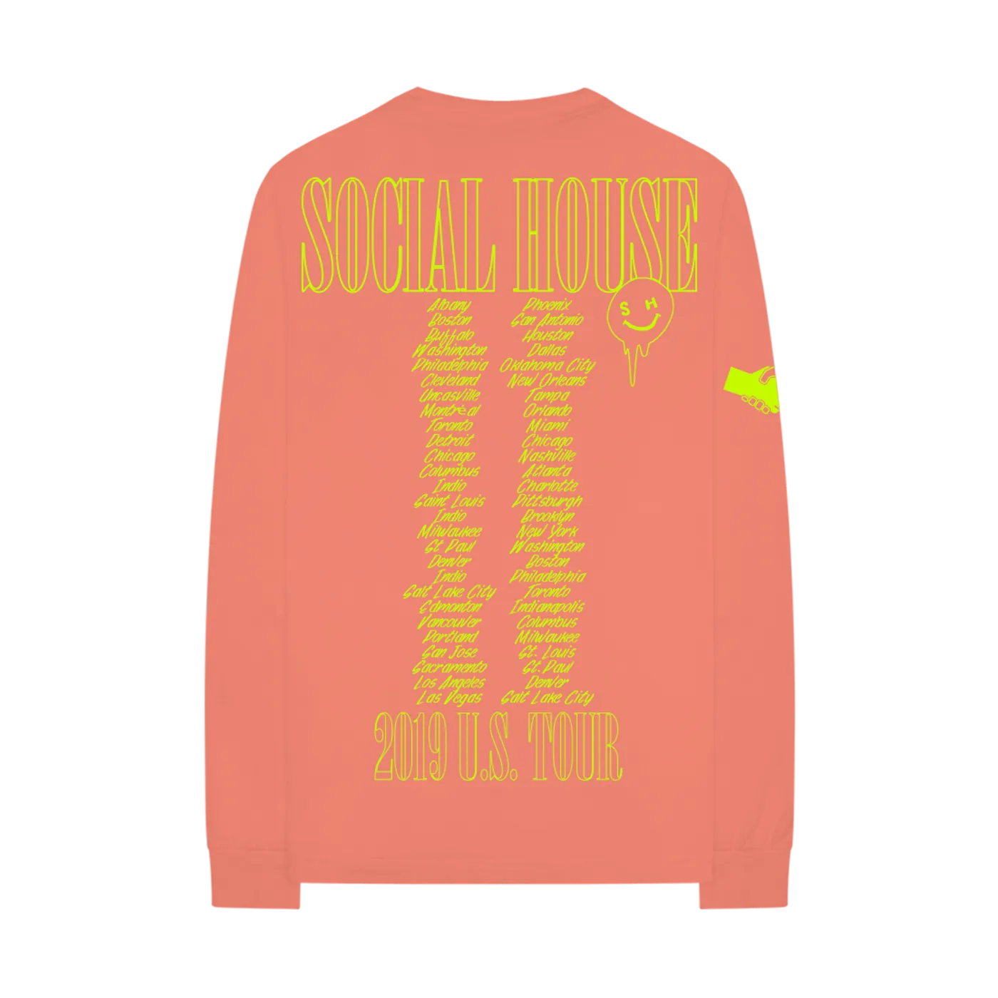 SOCIAL HOUSE 2019 TOUR L/S T-SHIRT