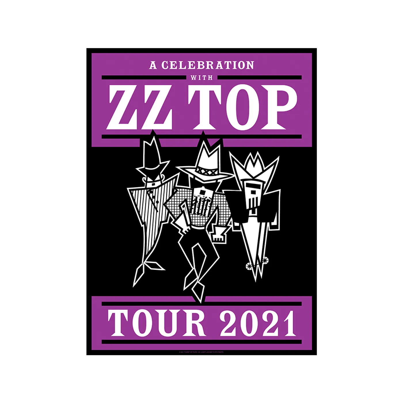 2021 A Celebration With ZZ Top Litho