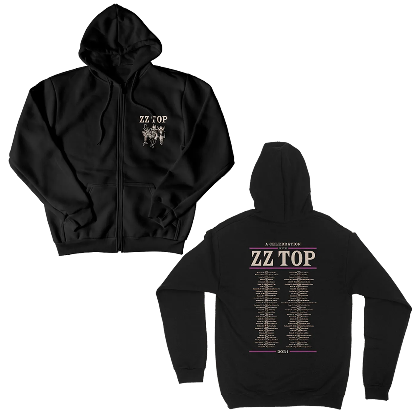 2021 A Celebration With ZZ Top Hoodie
