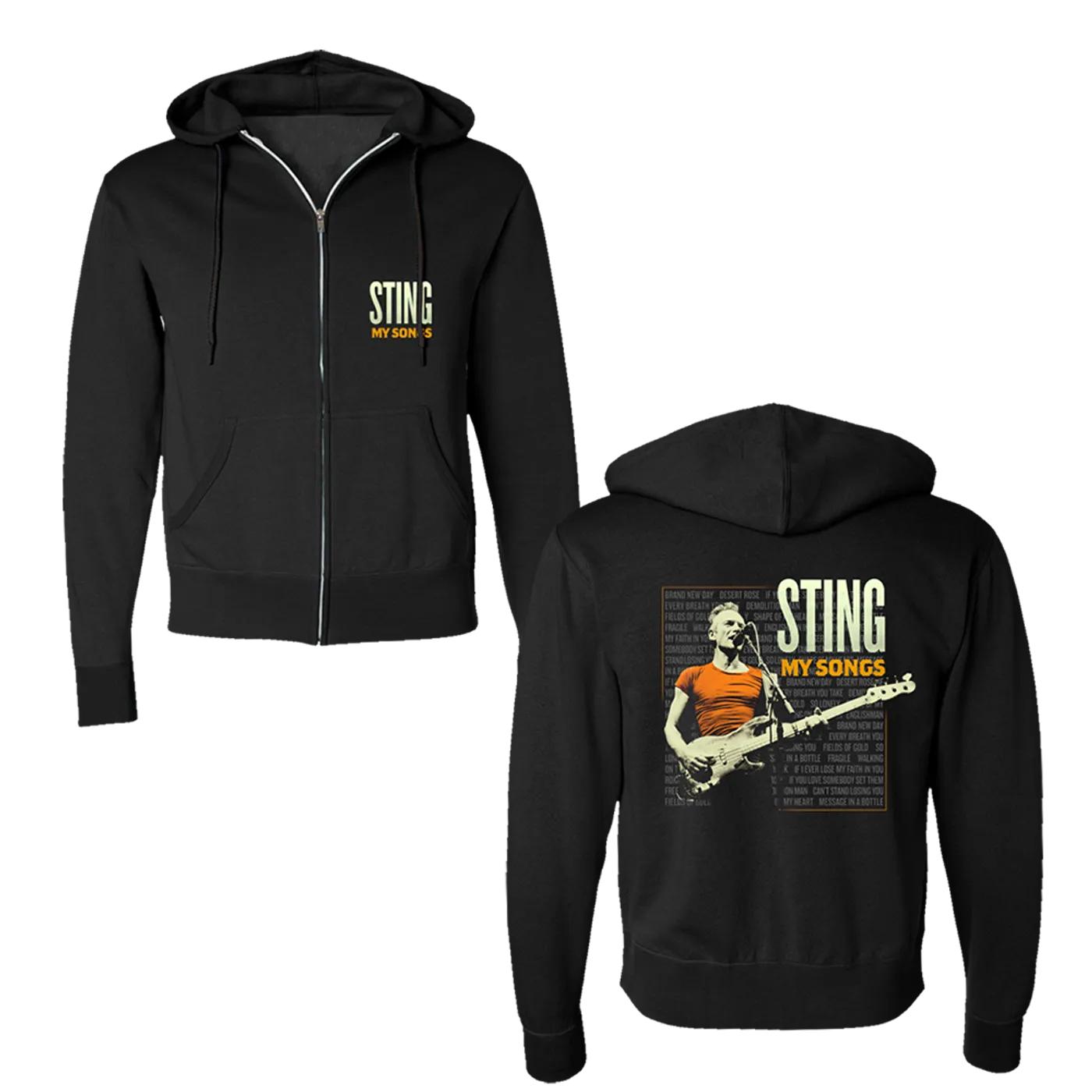 Sting My Songs Zip Hoodie