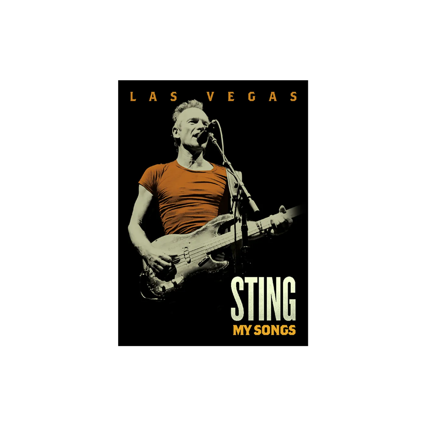 Sting My Songs Las Vegas Postcard Set
