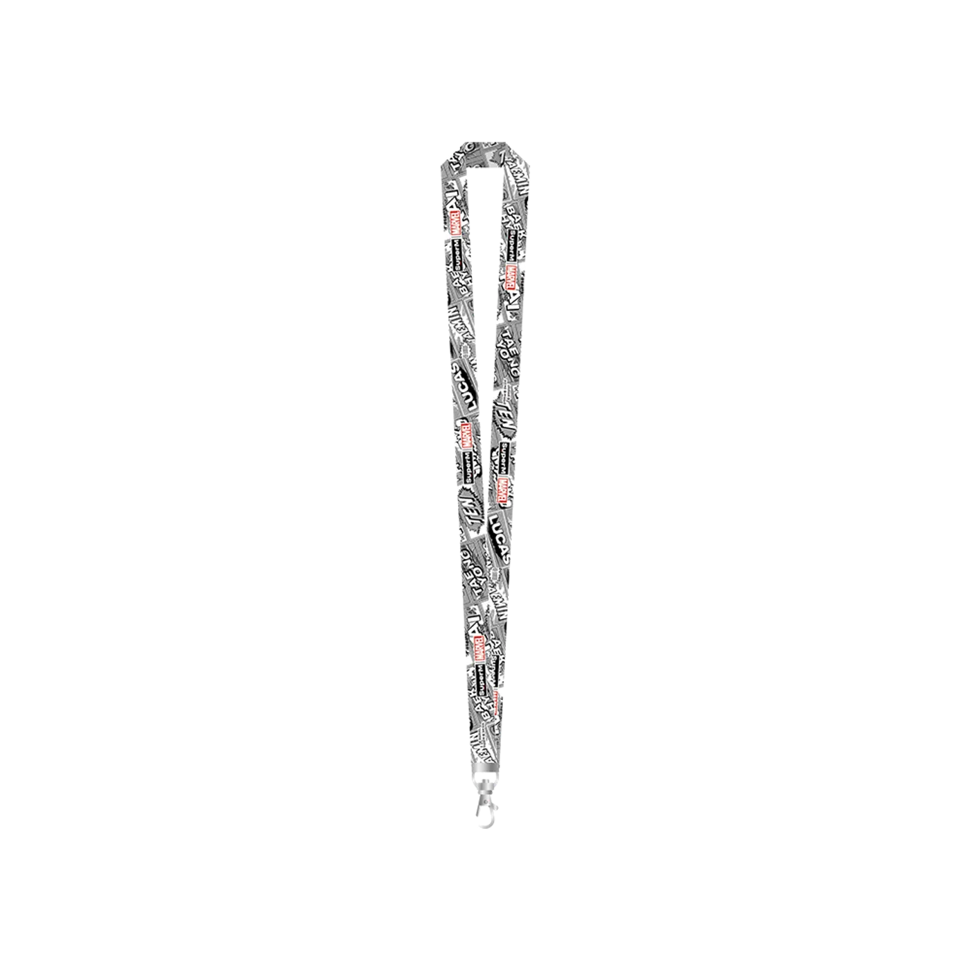 SuperM X MARVEL Cartoon Printed Lanyard