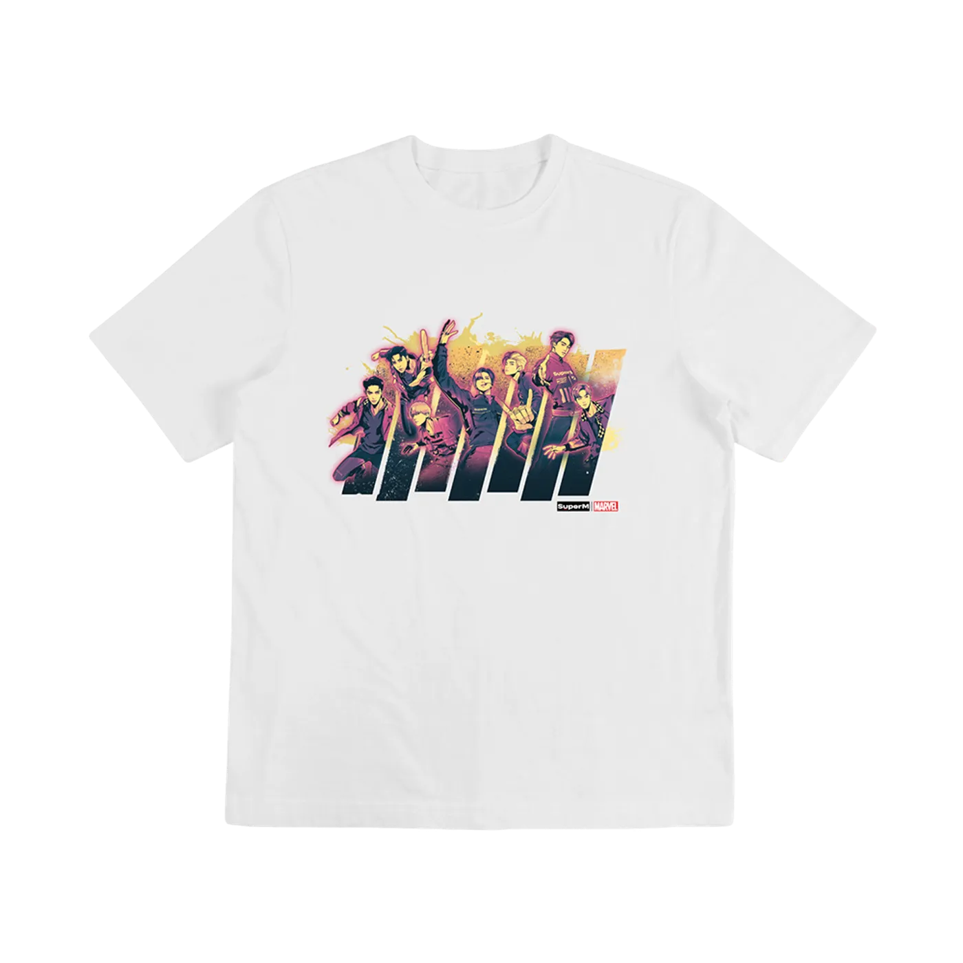 SuperM X MARVEL Color Graphic T-Shirt
